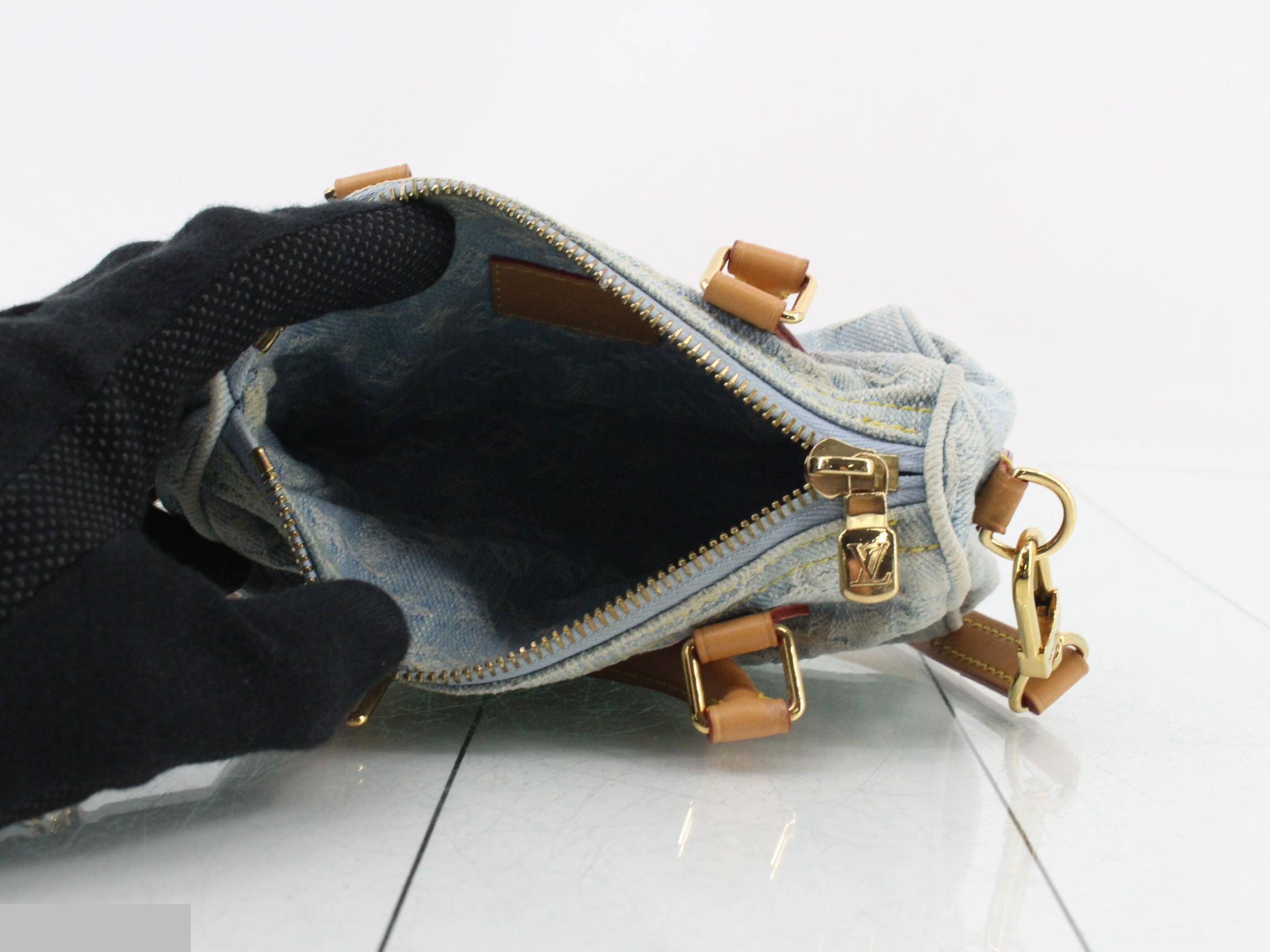 Monogram Denim Nano Speedy 2-Way Shoulder/Handbag — view 4