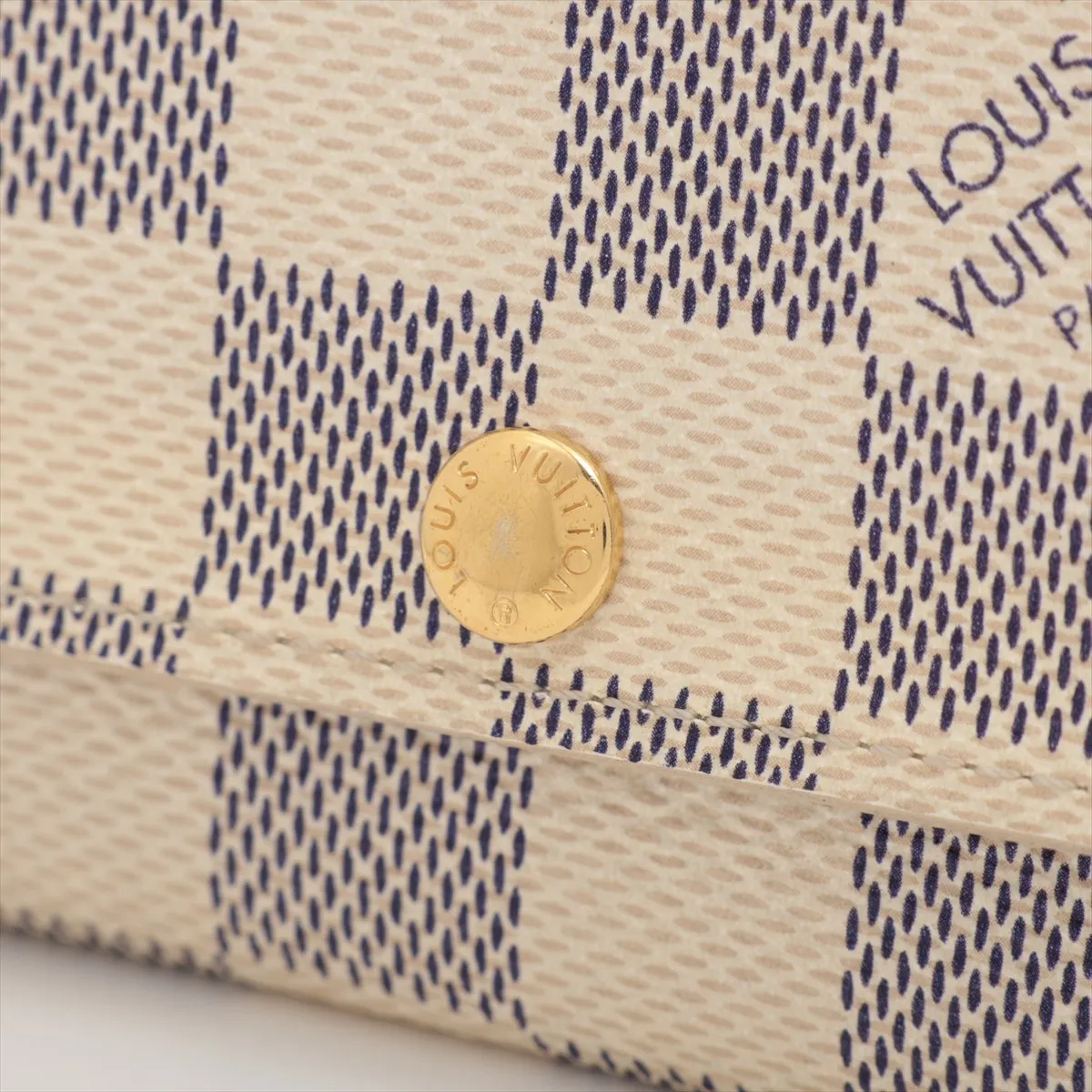 Damier Azur Multicles 6 N61745 CT0112 Ivory Key Case — view 7