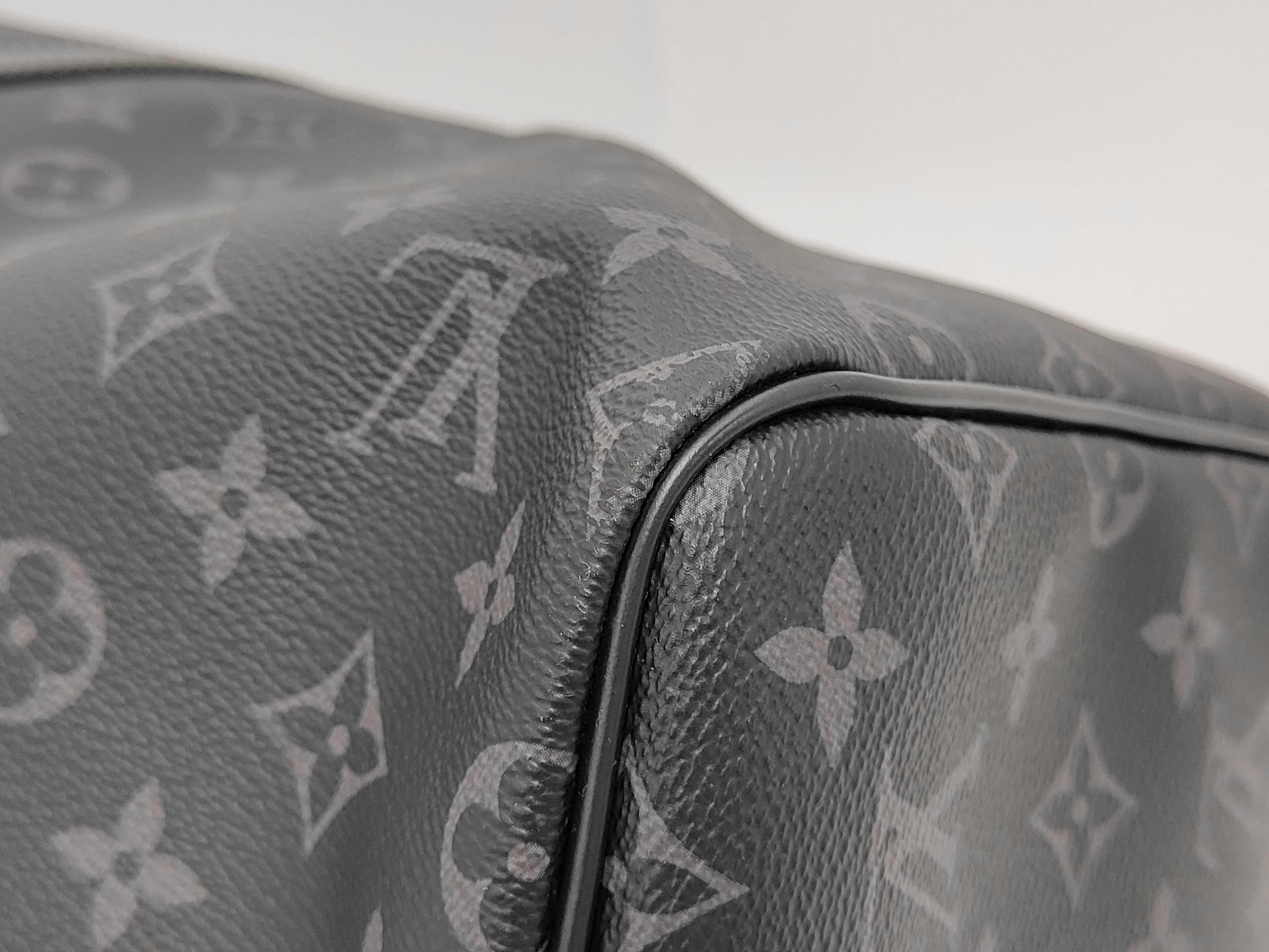 Monogram Eclipse Keepall Bandoulière 55 M40605 IC Chip Boston Bag — view 4
