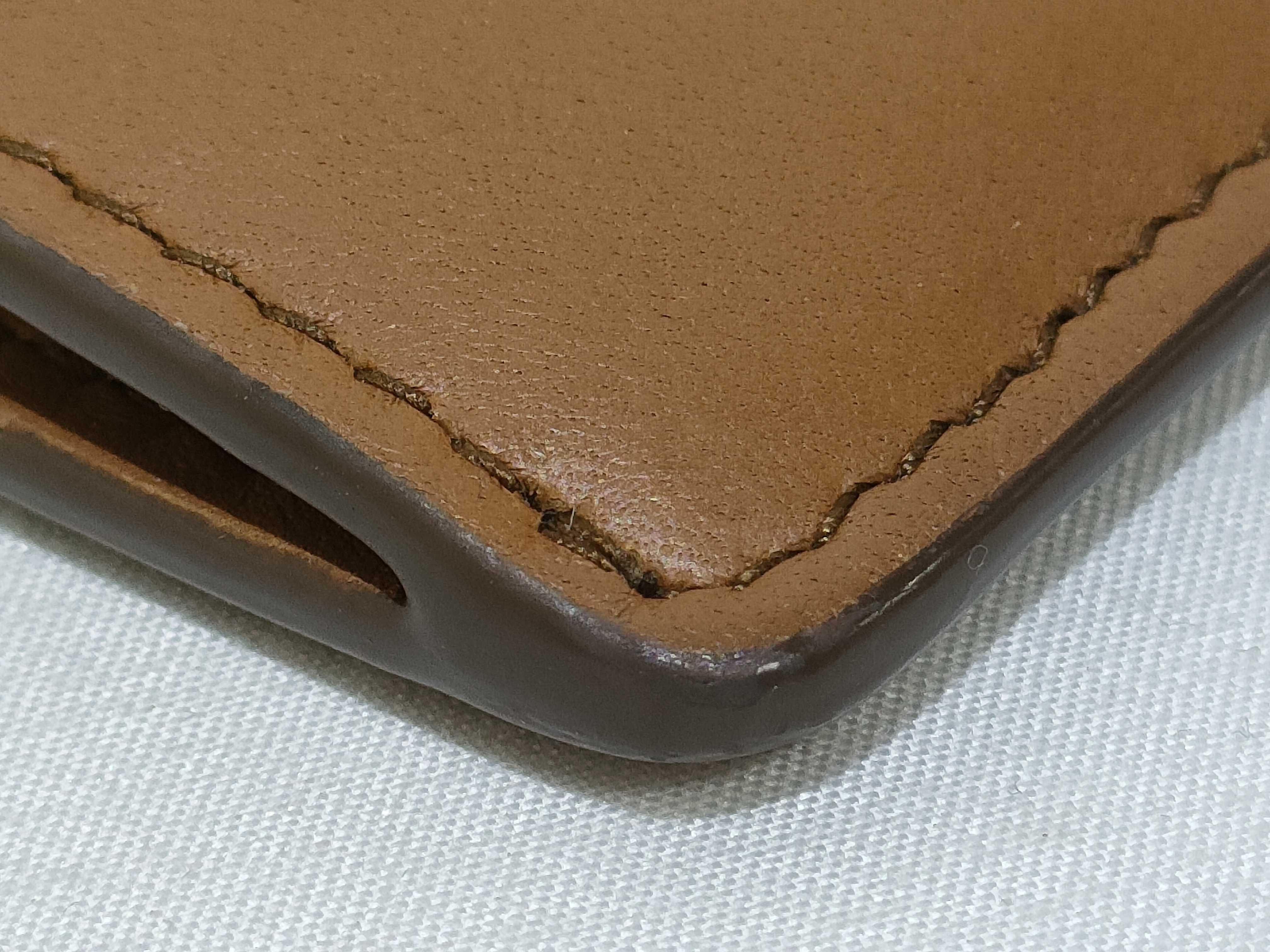 card case/coin case, leather, brown. — view 4