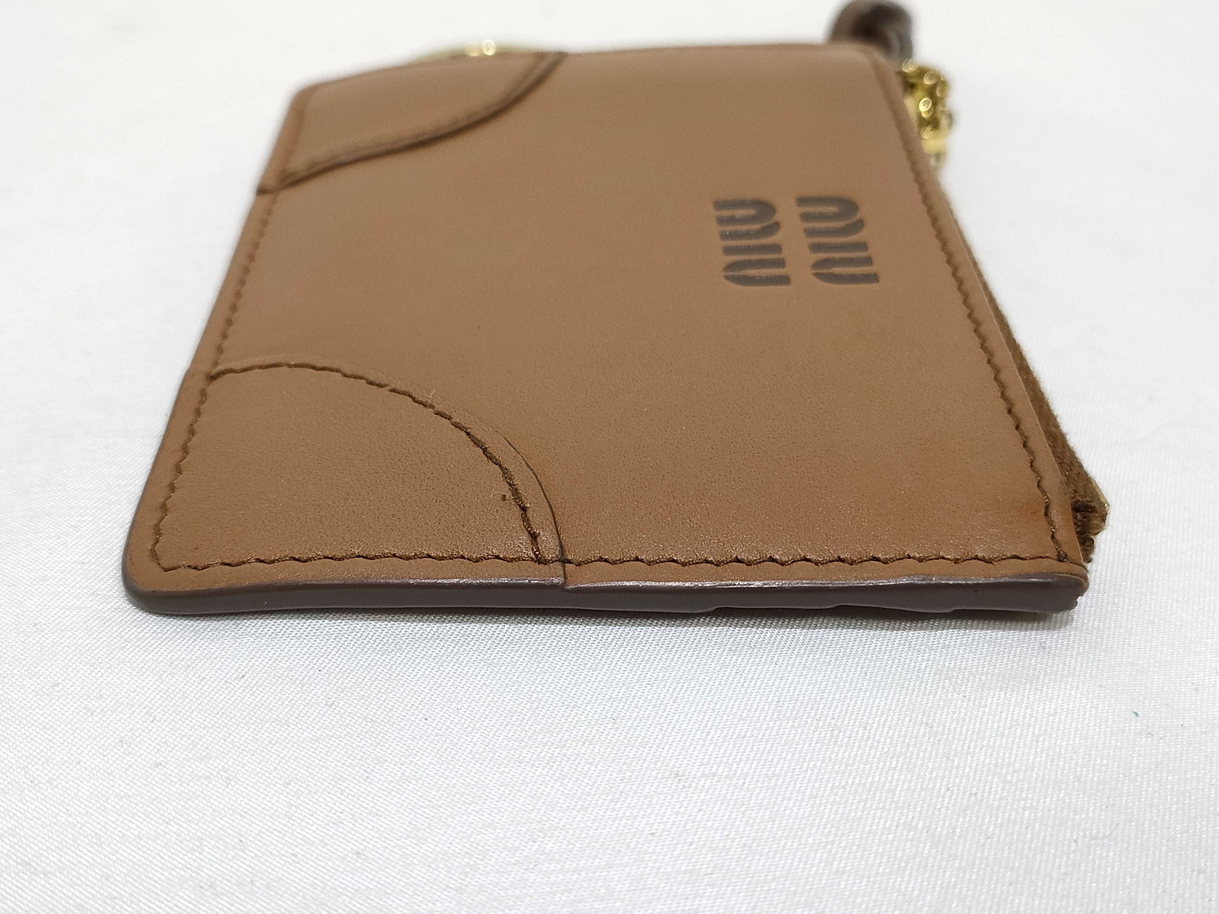 card case/coin case, leather, brown. — view 5