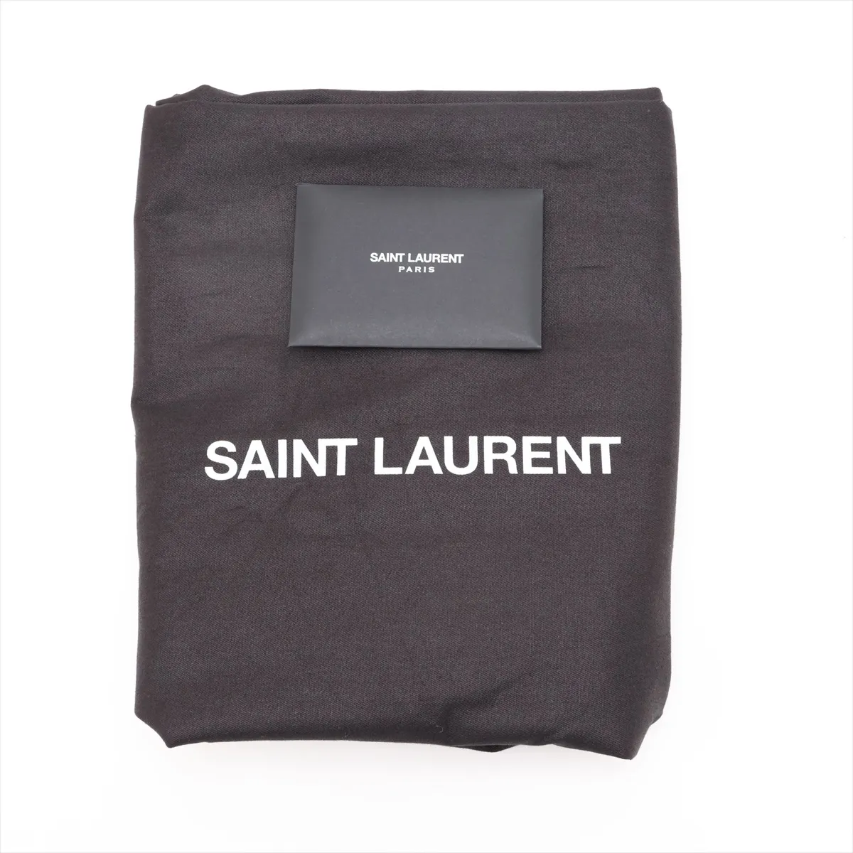 Rive Gauche 617481 Canvas x Leather Tote Bag Beige x Black — view 10