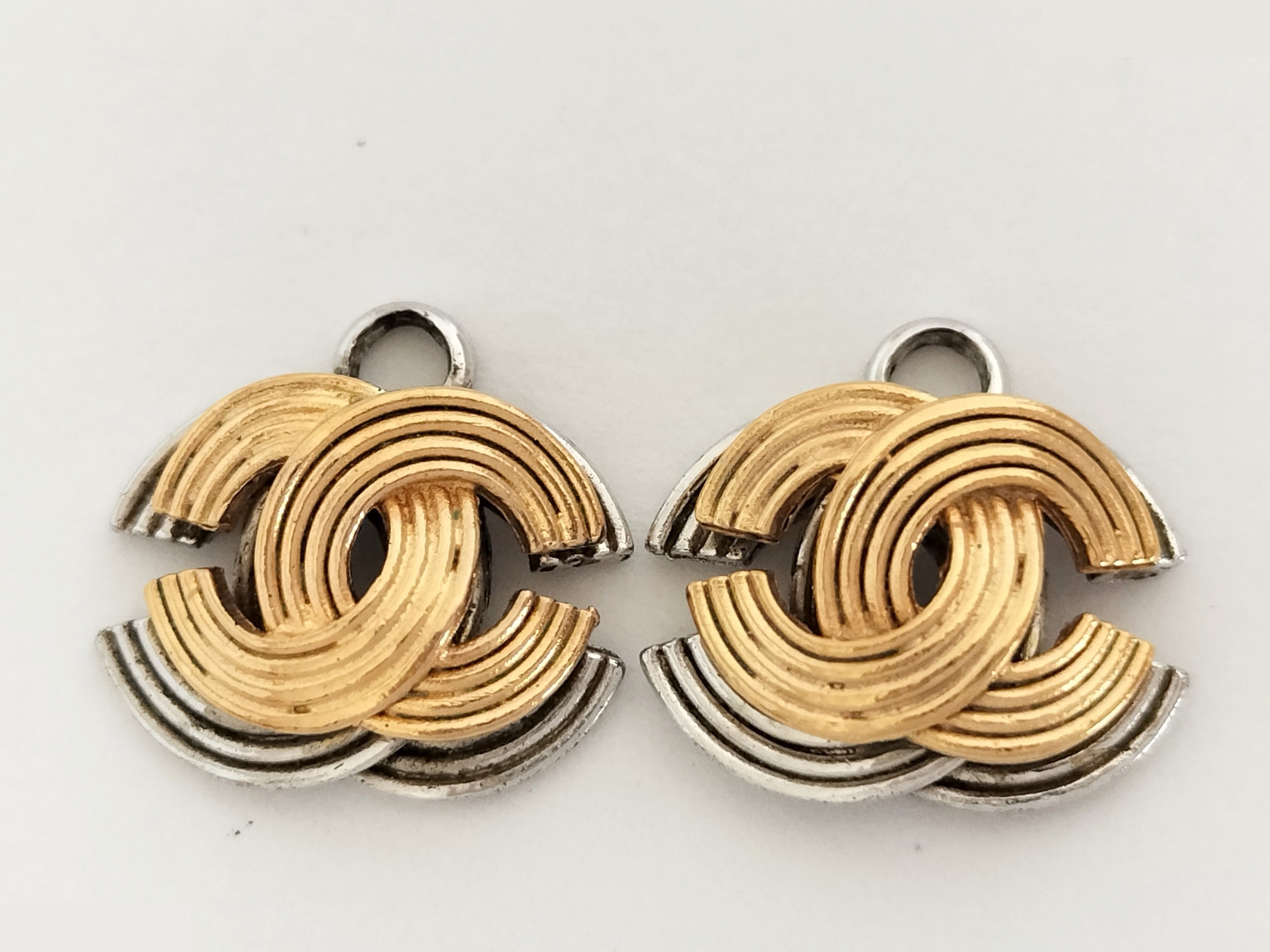 Coco Gold Silver Earrings — view 5