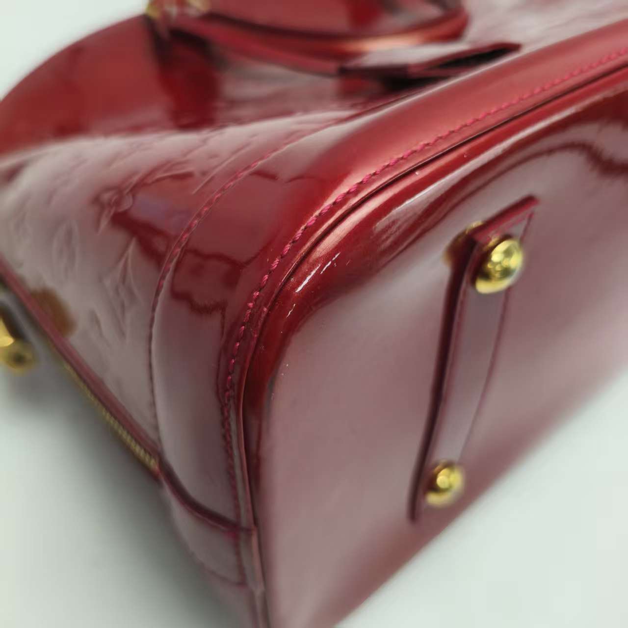 【*Shipped from: China*】LOUIS VUITTON Alma Patent Leather Handbag — view 6