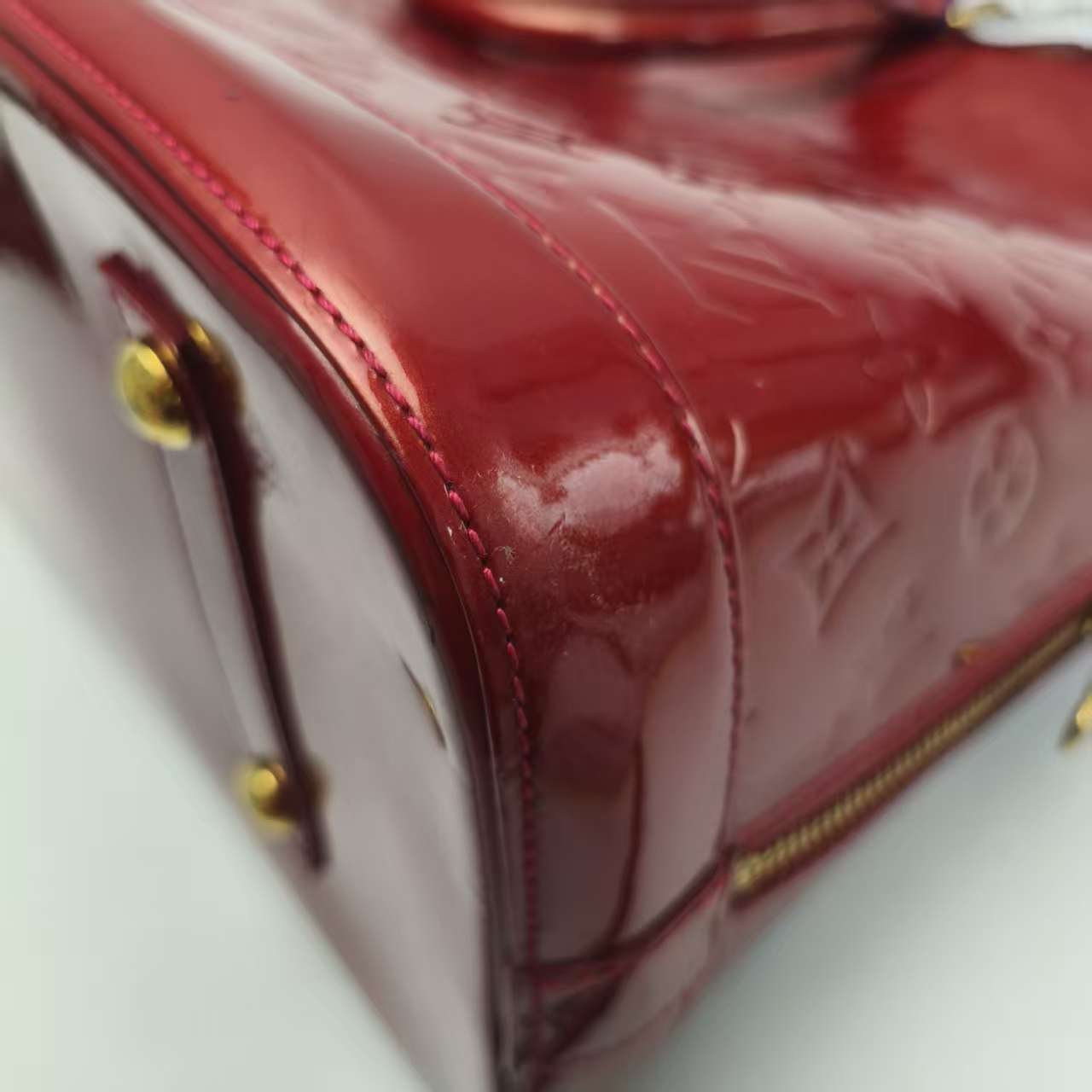 【*Shipped from: China*】LOUIS VUITTON Alma Patent Leather Handbag — view 7
