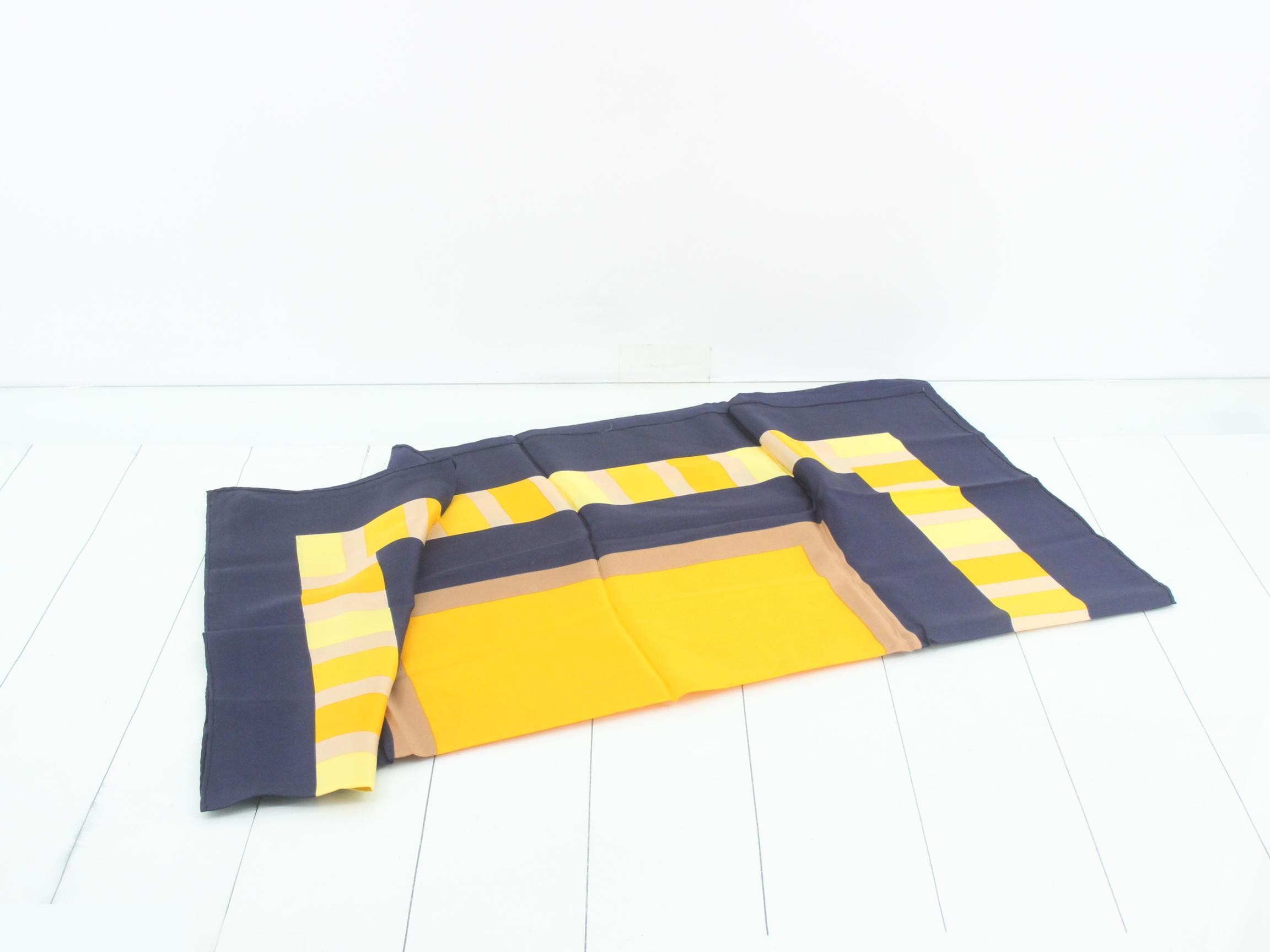 (YSL) scarf, 100% silk, with tags. — view 3