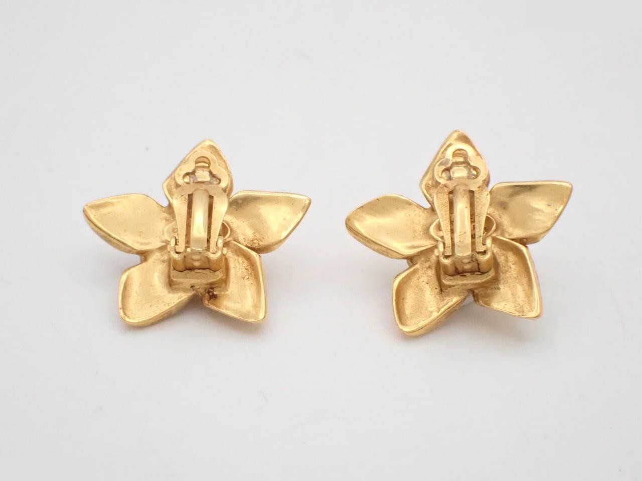 Coco Mark Gold Earrings — view 2
