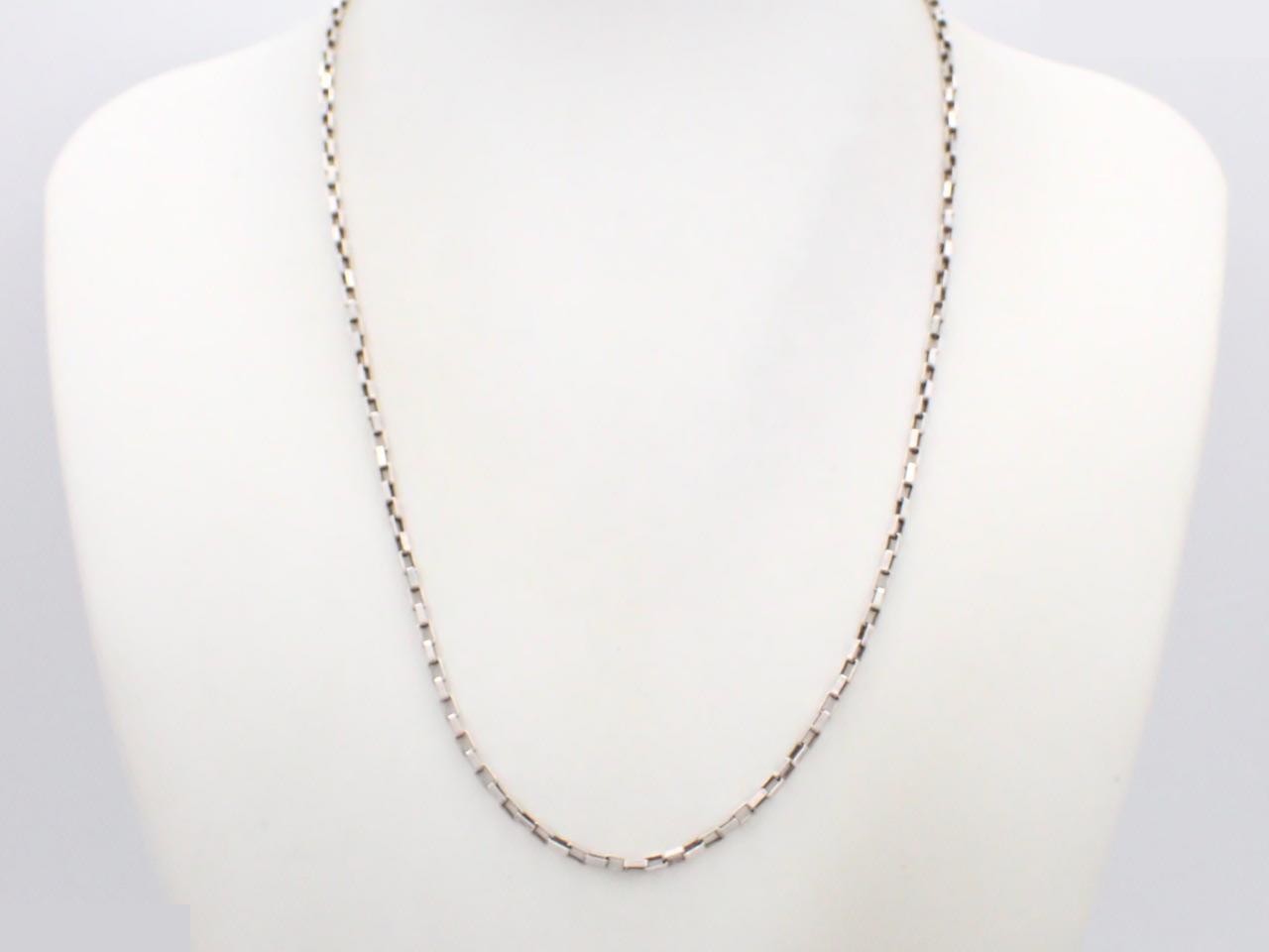 necklace, 925 sterling silver, 7.6g, chain approximately 49cm. — view 3