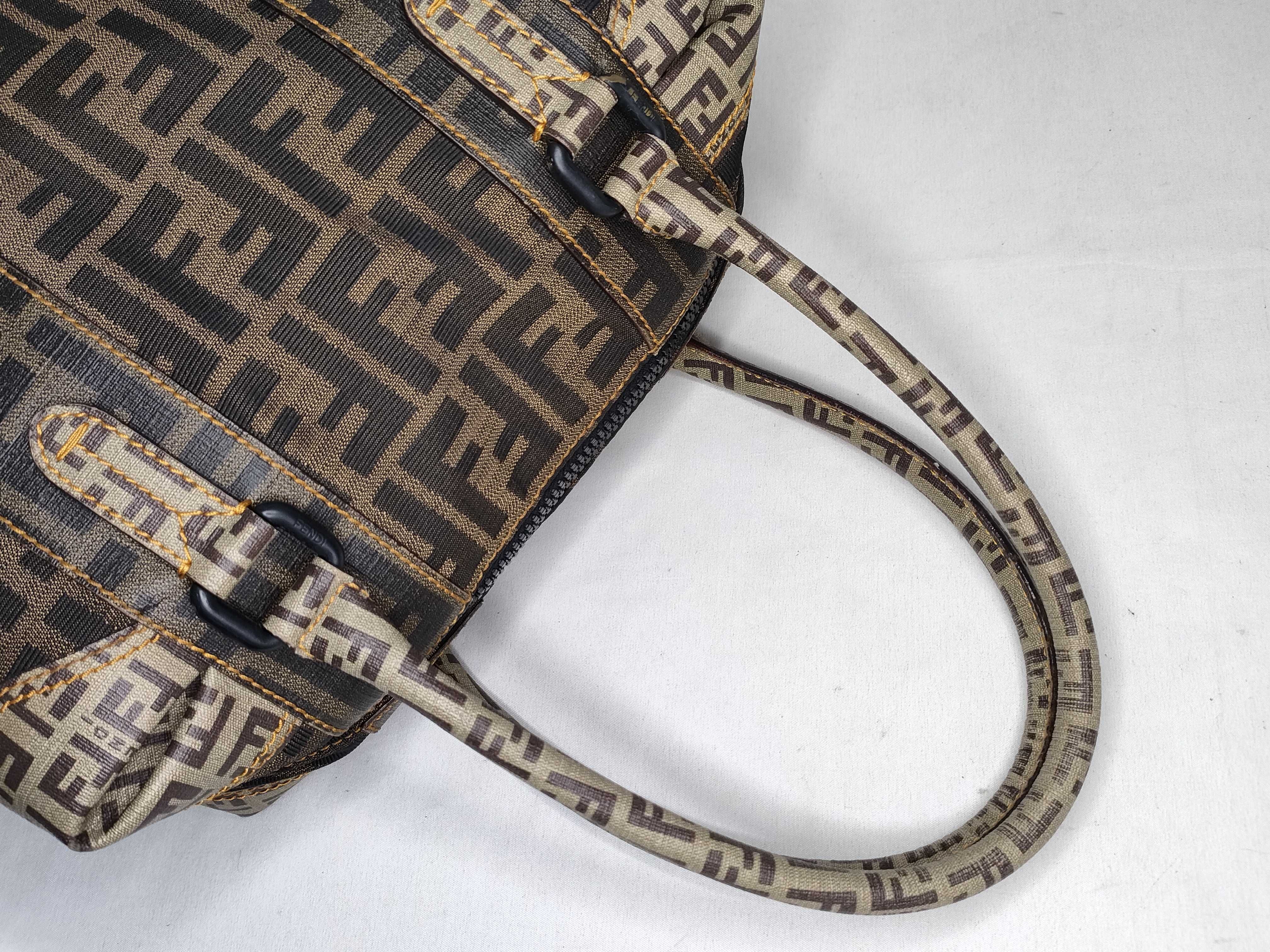 Zucca Pattern 8BL095 Zucca Mini Boston Handbag — view 3