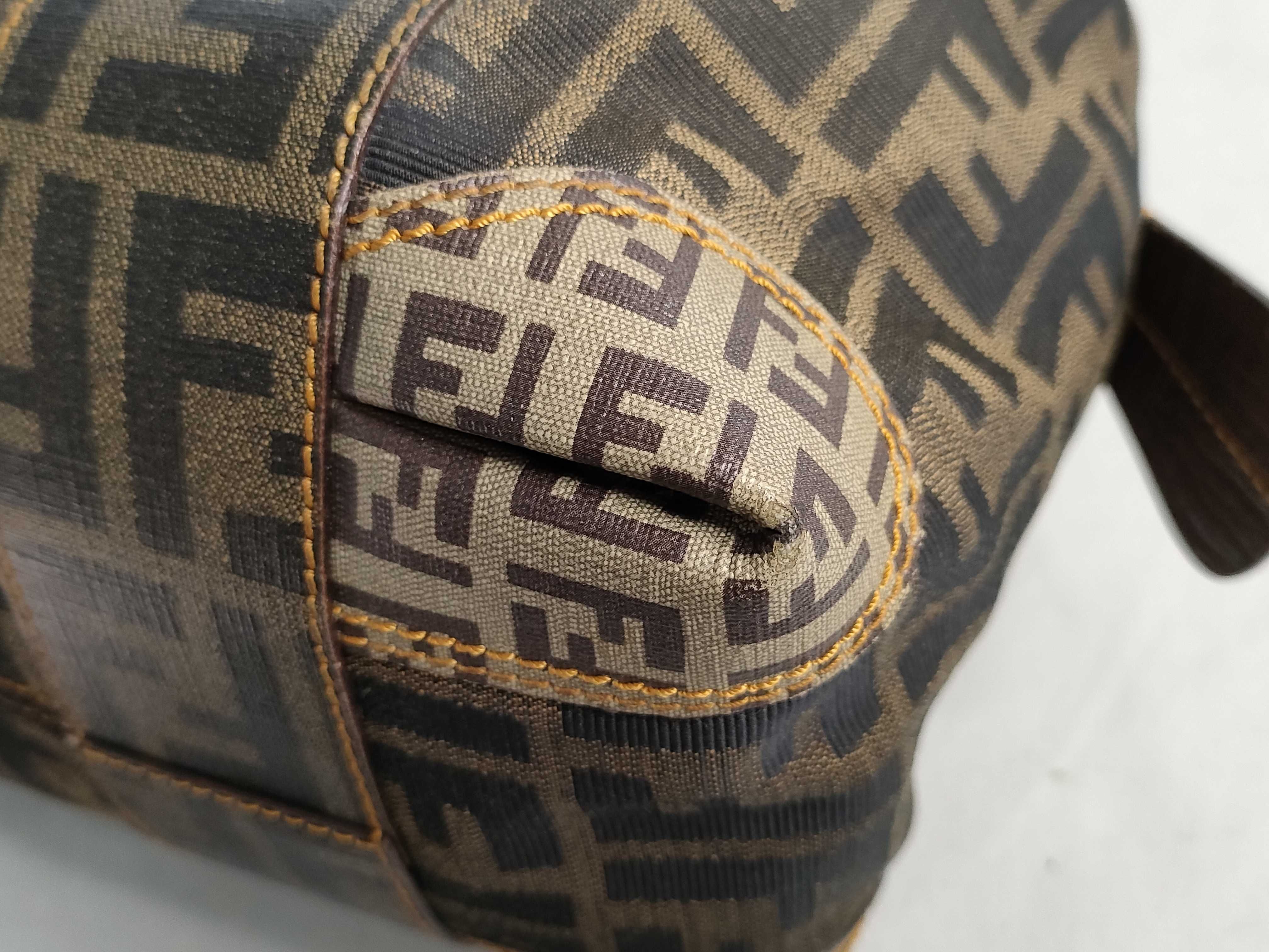 Zucca Pattern 8BL095 Zucca Mini Boston Handbag — view 6