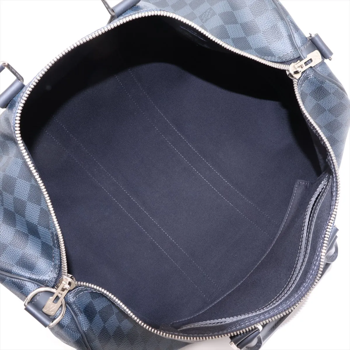 Damier Cobalt Keepall Bandoulière 45 N41349 DU3177 Blue — view 8
