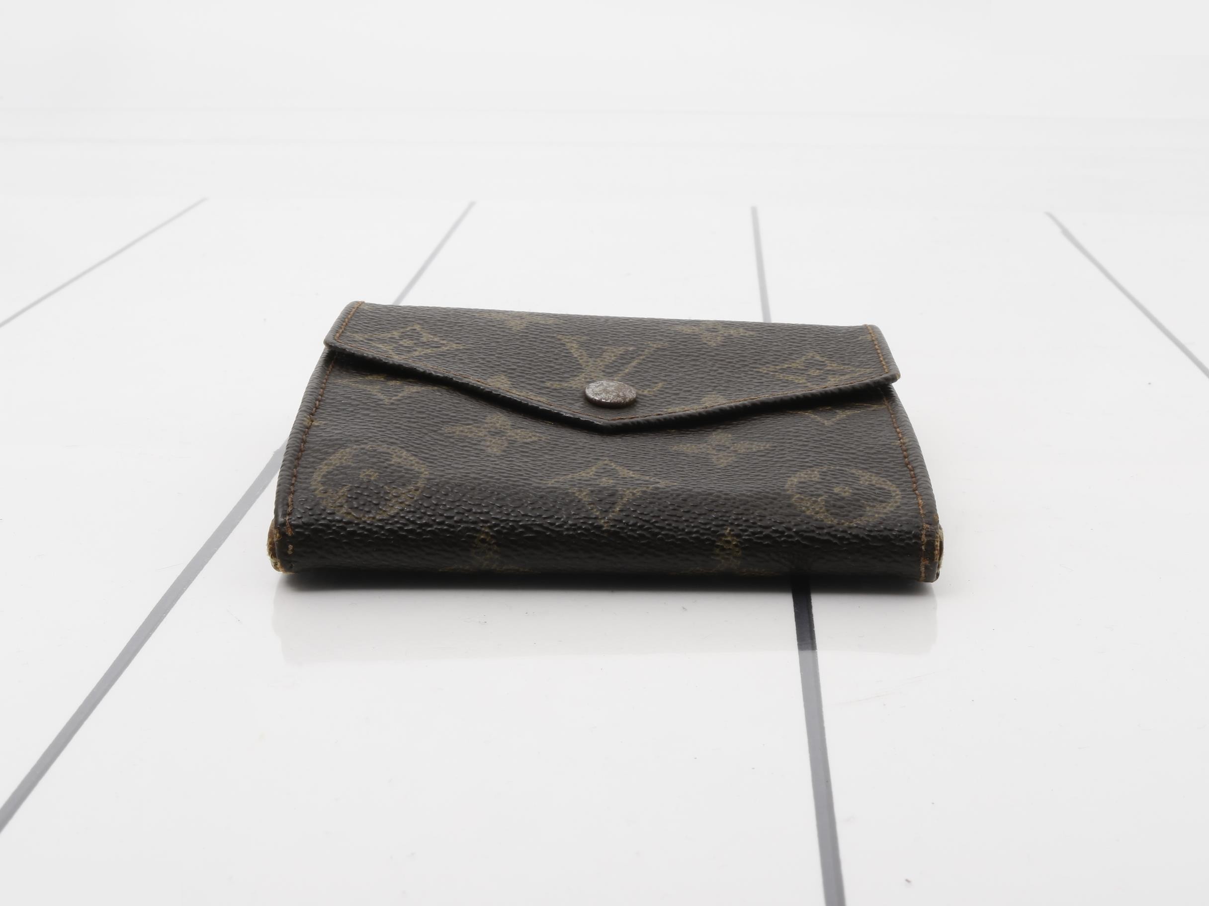 Monogram Portomone Bierkart Credit Trifold Wallet — view 3
