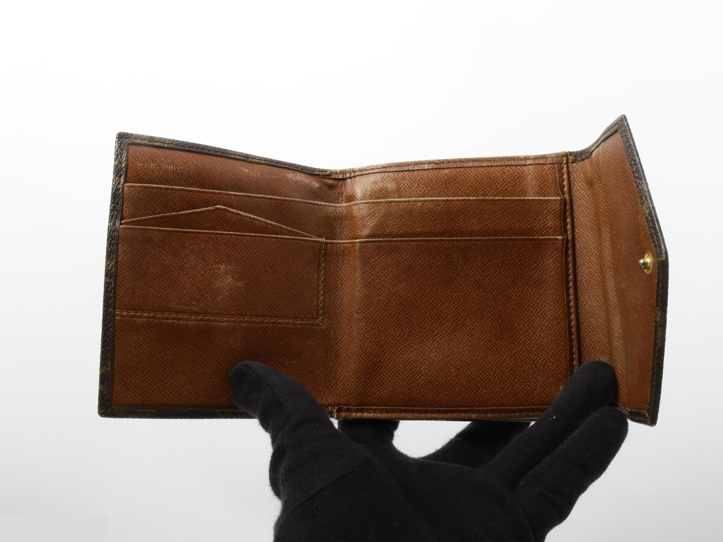 Monogram Portomone Bierkart Credit Trifold Wallet — view 4