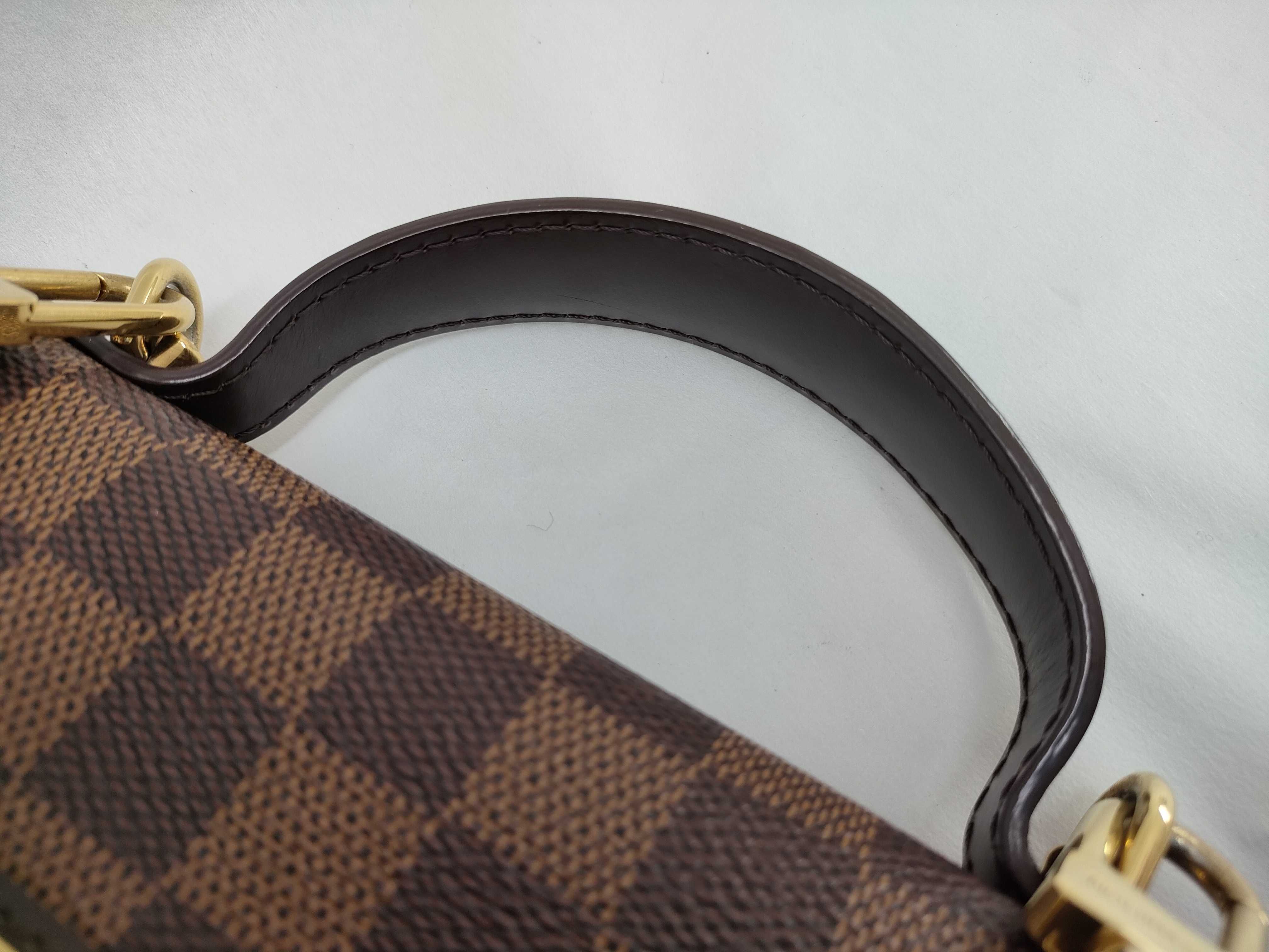 Damier Louis Vuitton Bergamo Damier Ebene Handbag N41167 Handbag — view 3