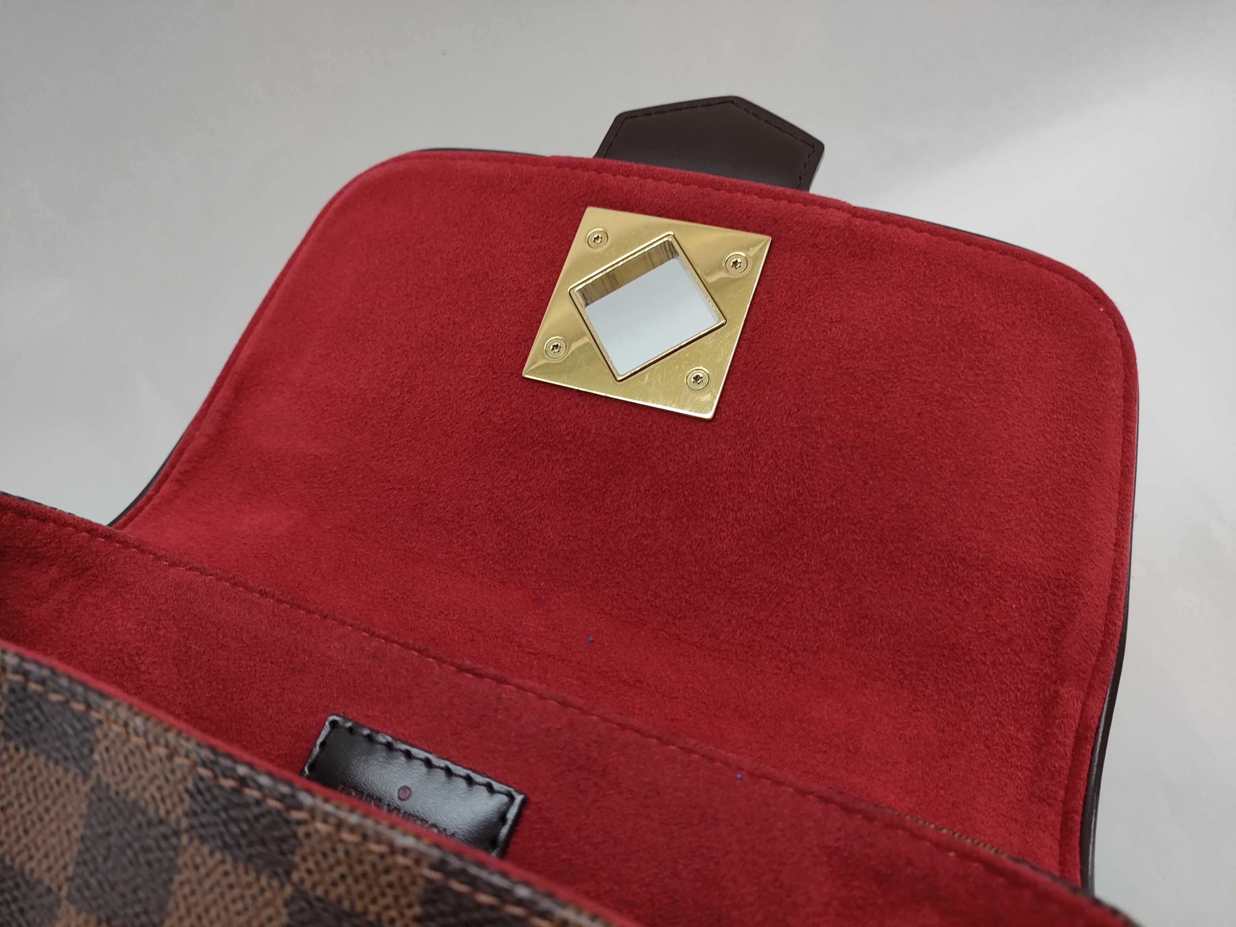 Damier Louis Vuitton Bergamo Damier Ebene Handbag N41167 Handbag — view 8
