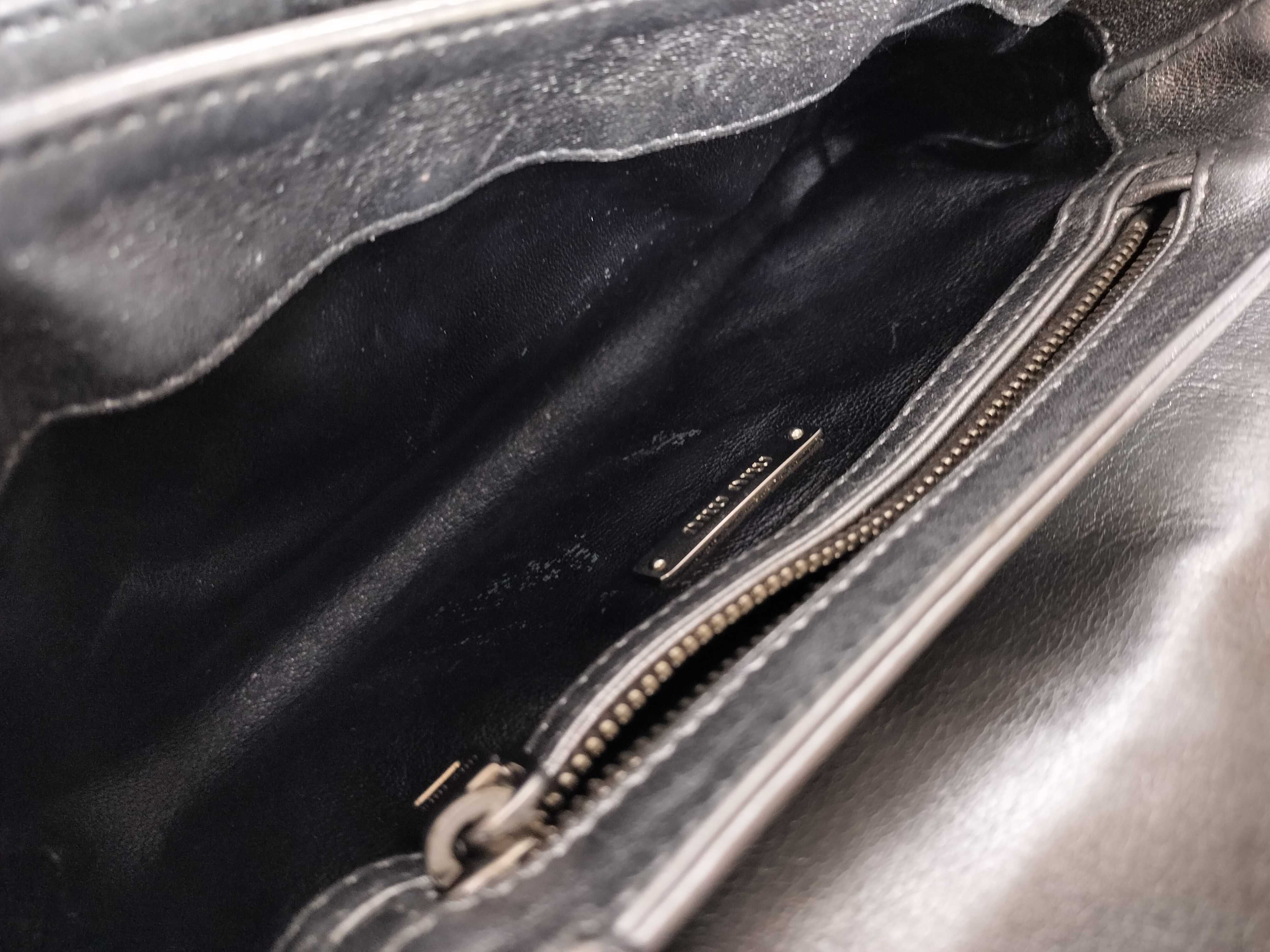 Silver Gathered Shoulder Bag — view 6