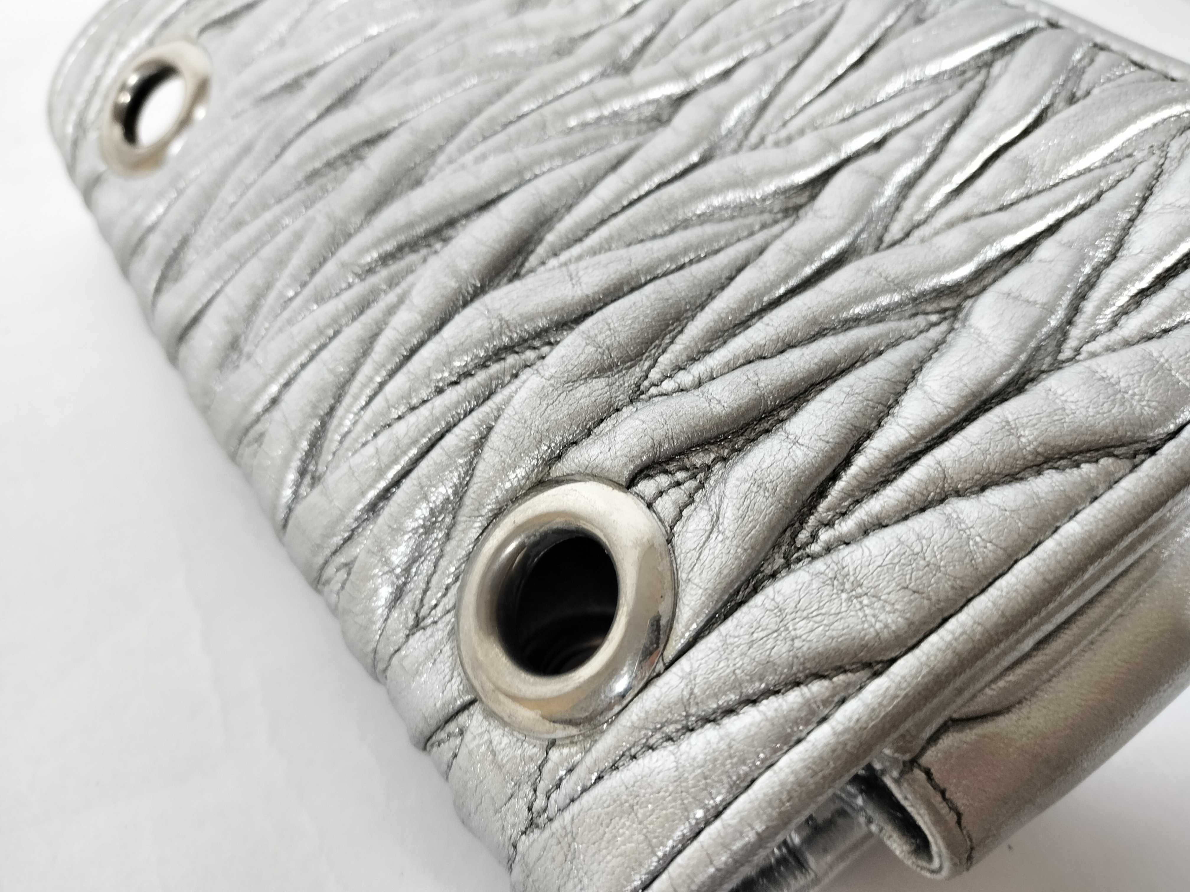 Silver Gathered Shoulder Bag — view 10