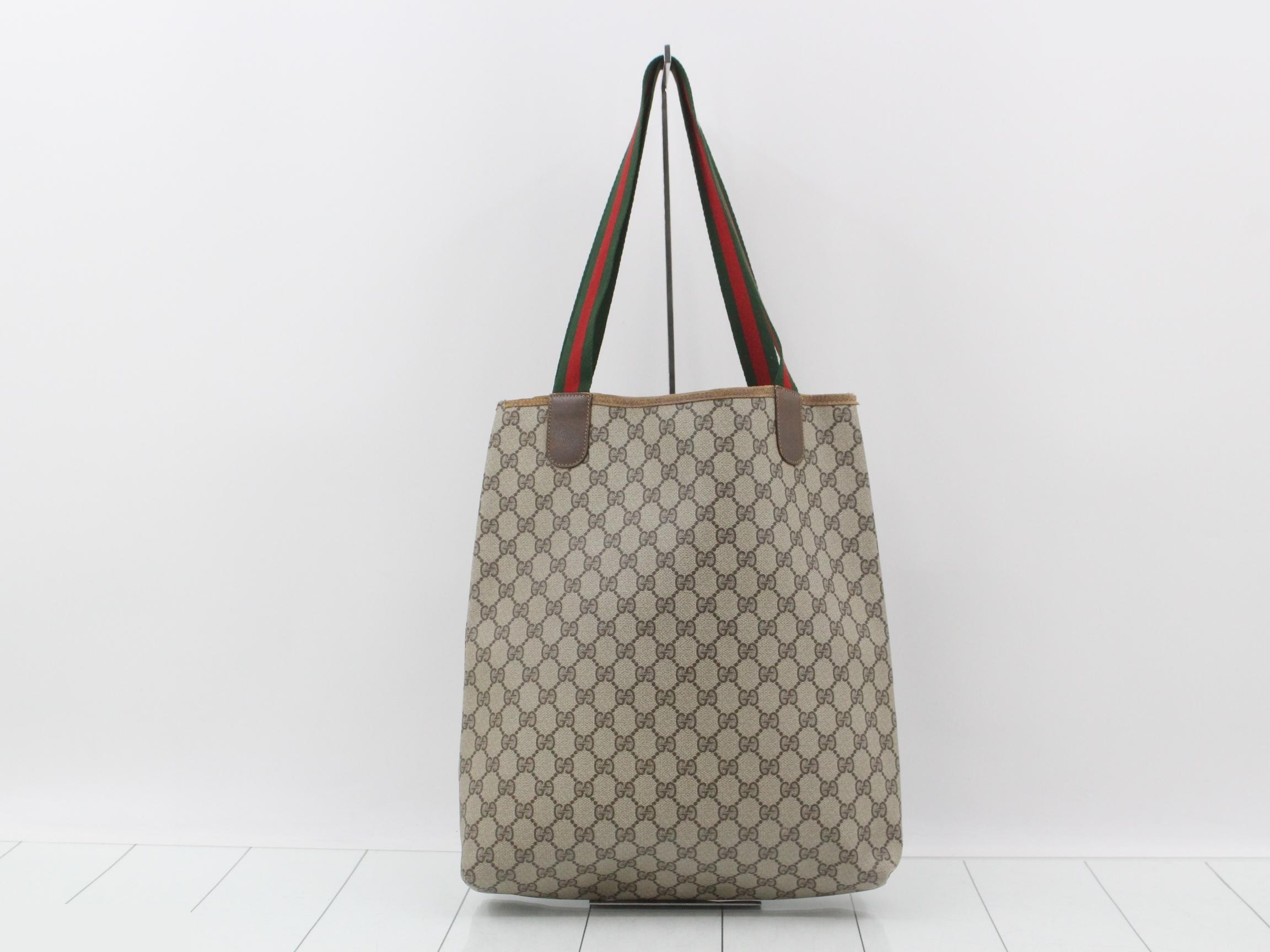 Old Sherry Line GG Supreme Tote Bag, PVC x Leather — view 2