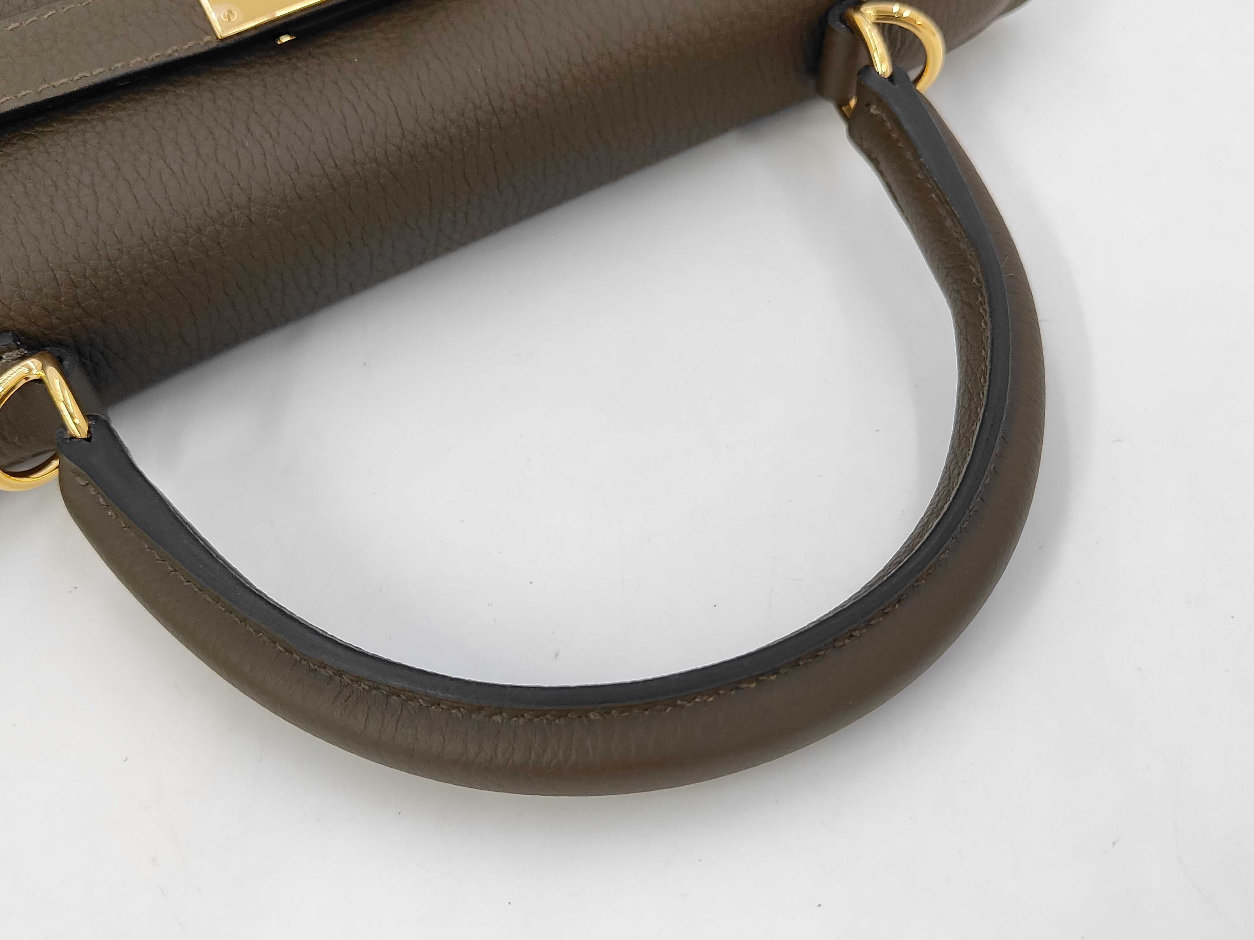 Kelly 28 Togo Vert Roden GD Hardware G Stamp Shoulder Bag — view 5