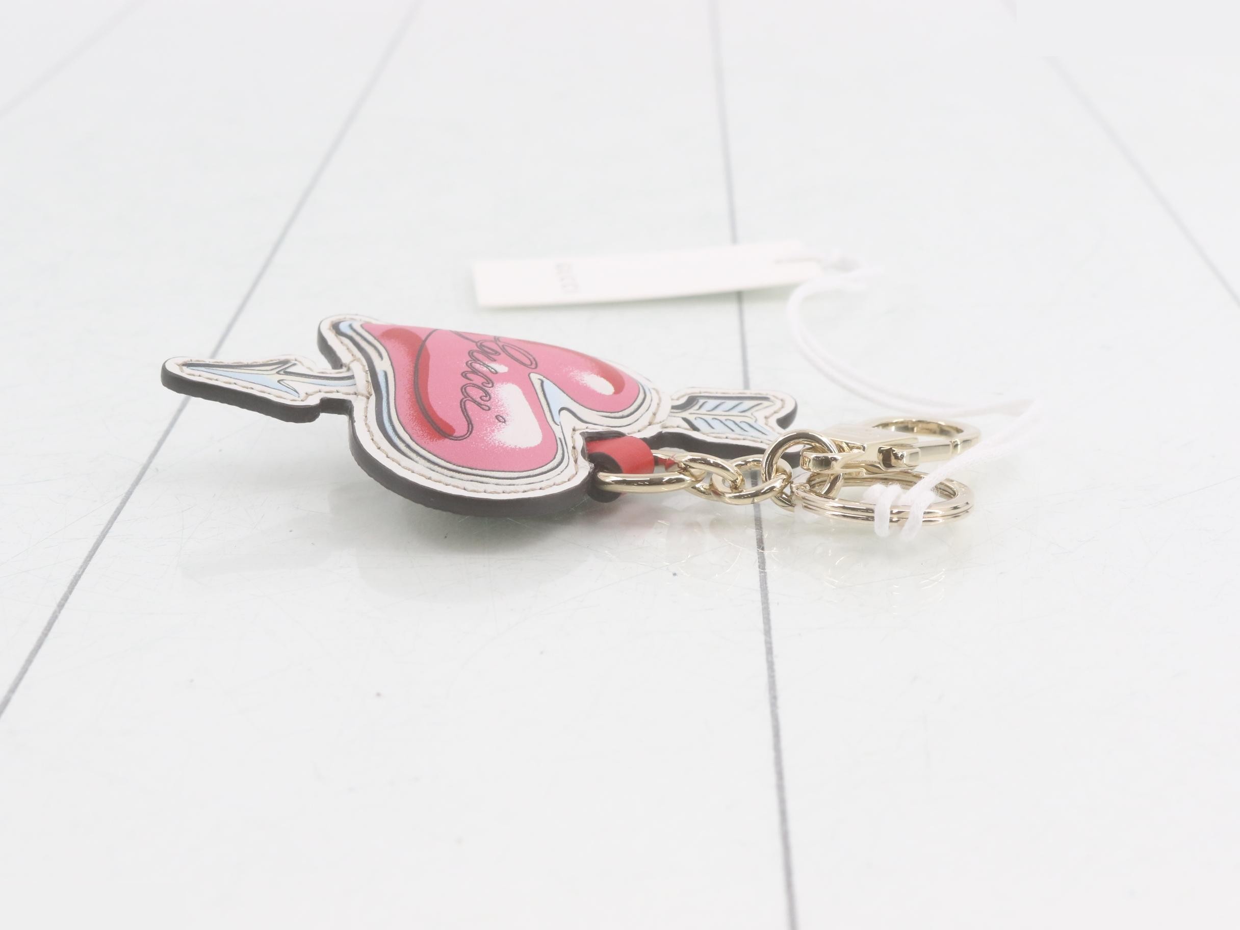 Unused GG Heart Keyring, with box and dust bag. — view 3