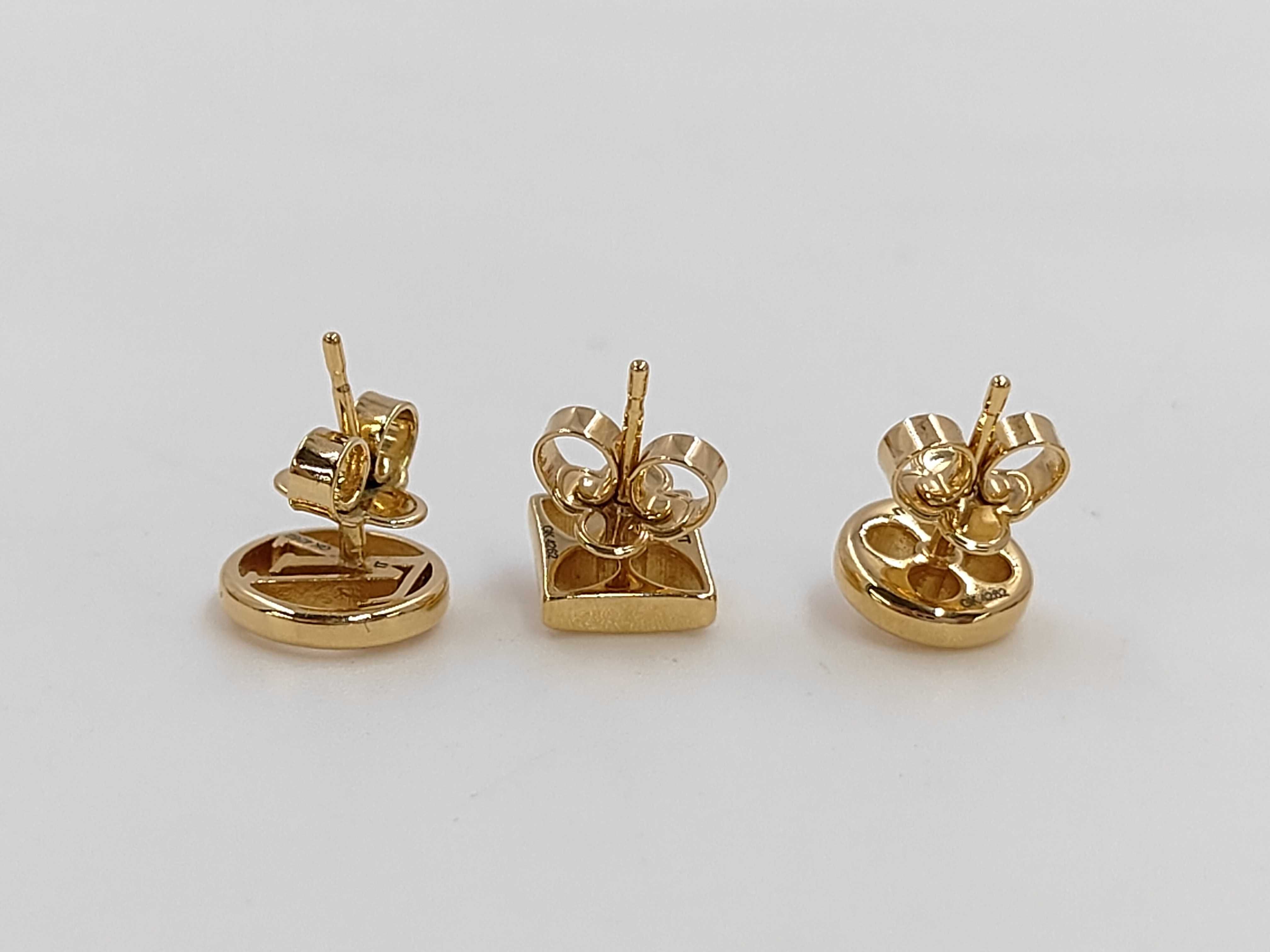 Crazy Rock Gold Earrings — view 3