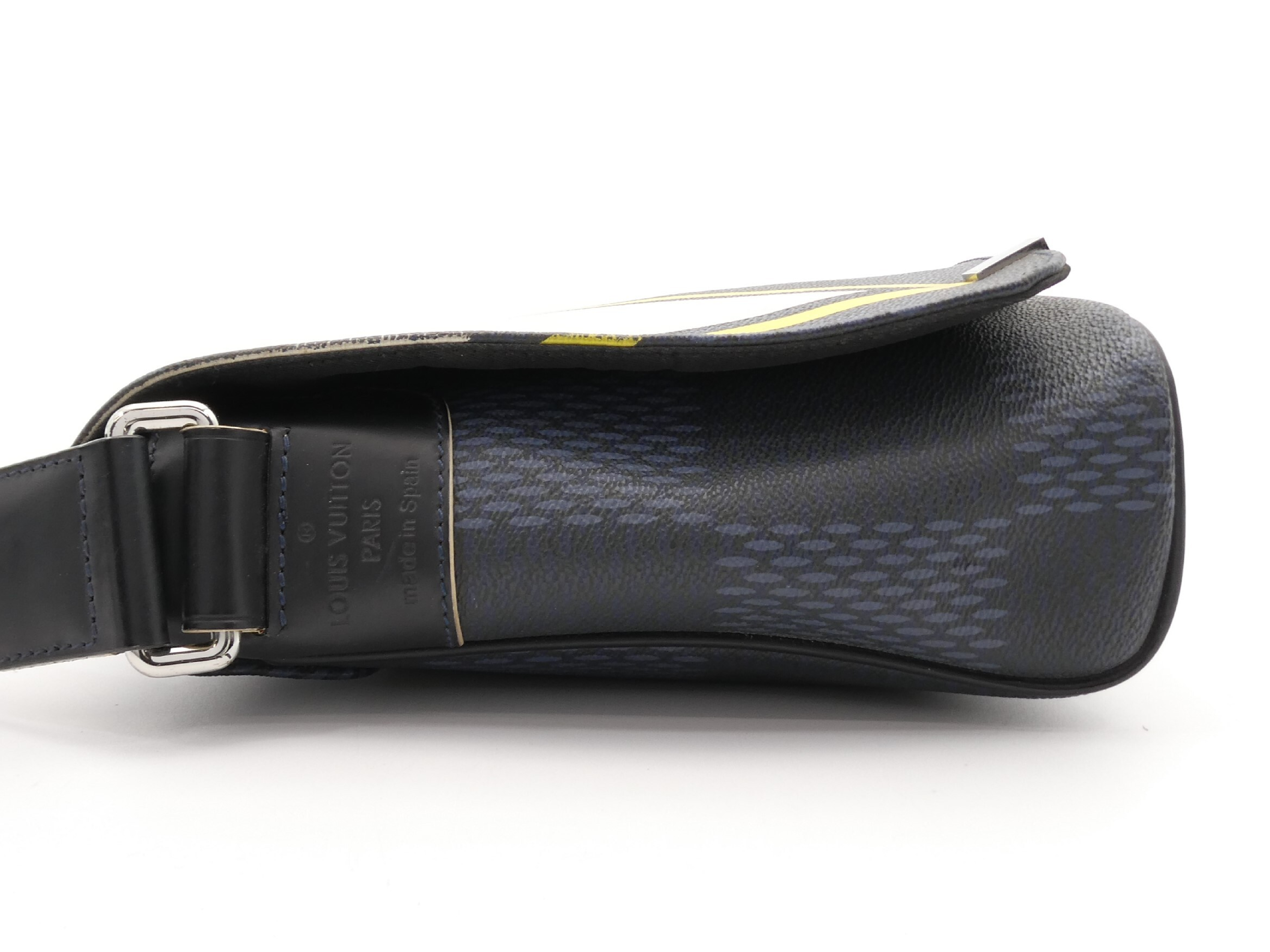 Damier Cobalt District PM Latitude Shoulder Bag — view 3
