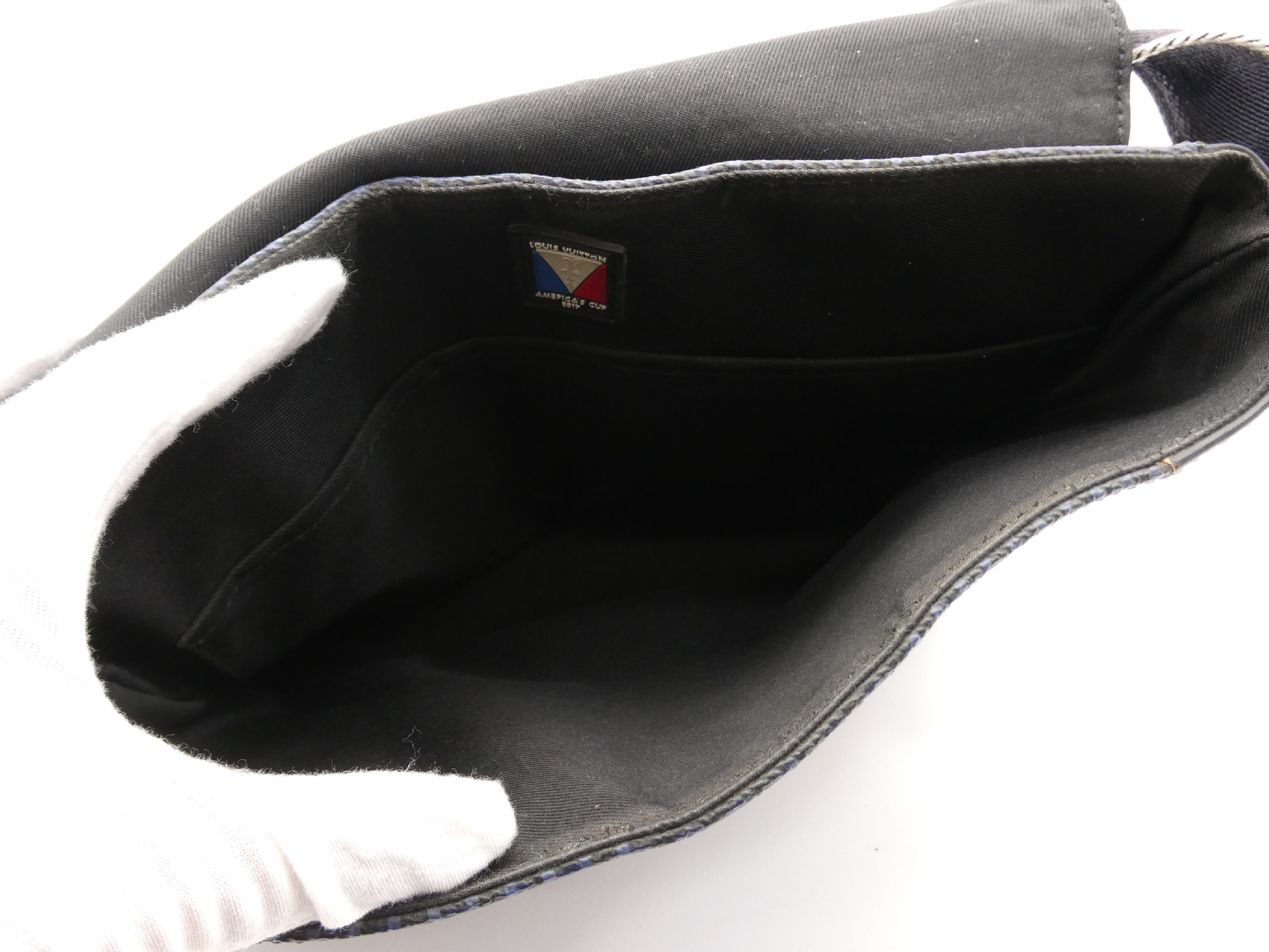 Damier Cobalt District PM Latitude Shoulder Bag — view 7