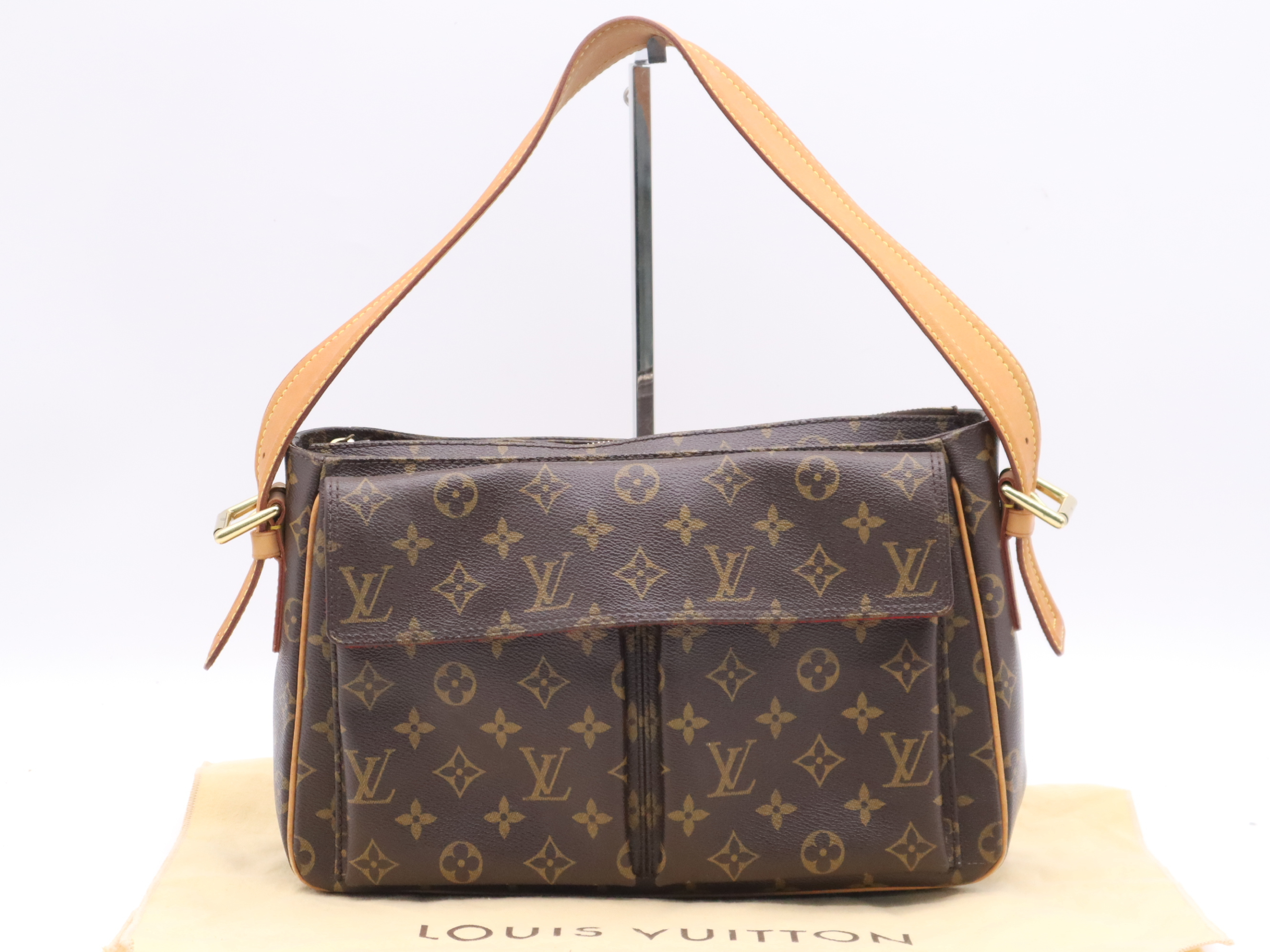 M51163 Monogram Viva Cite GM Shoulder Bag with Dust Bag