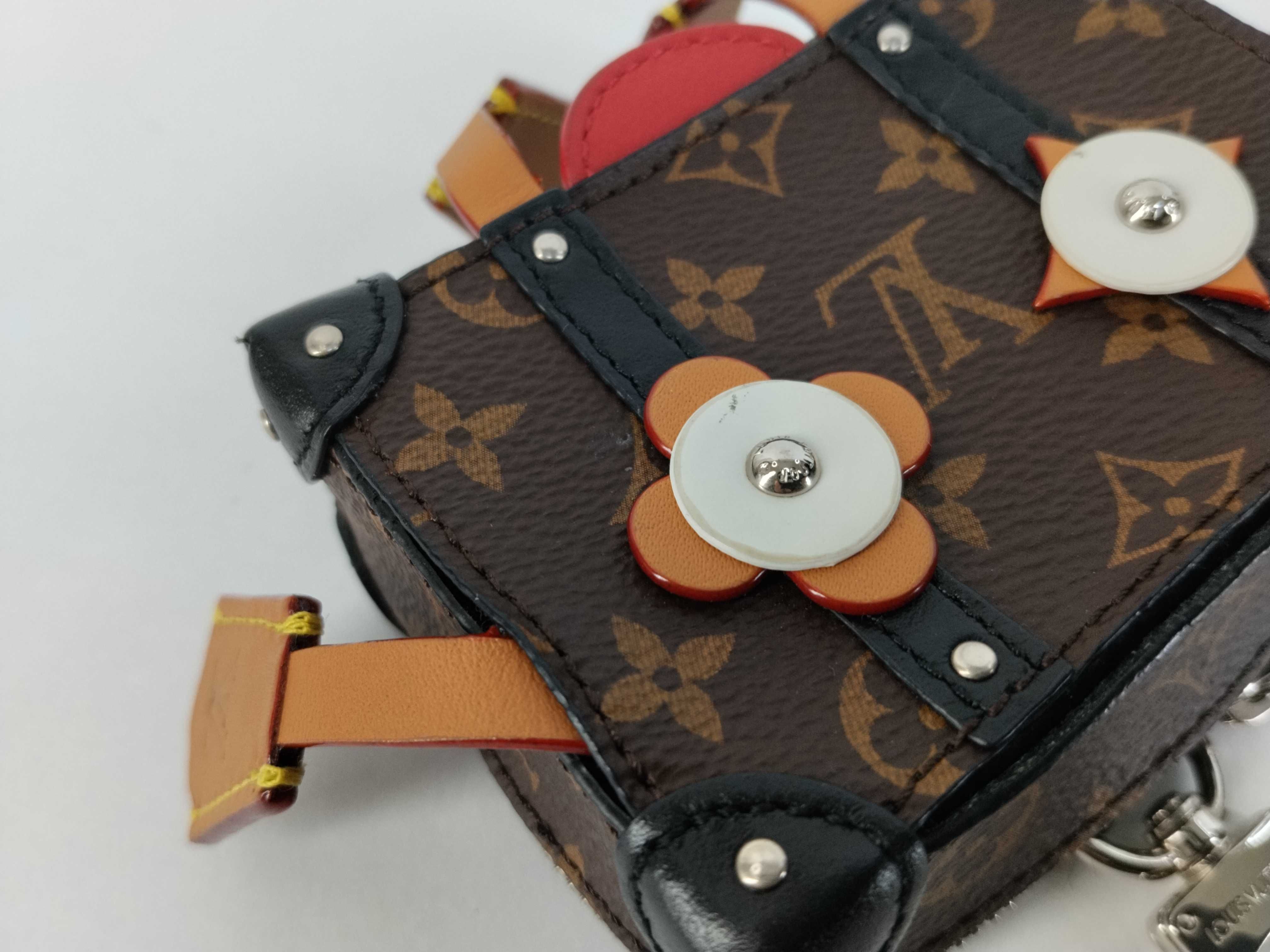 Monogram Louis Vuitton Charm Monogram Macassar Mr. Soft Trunk Charm — view 6