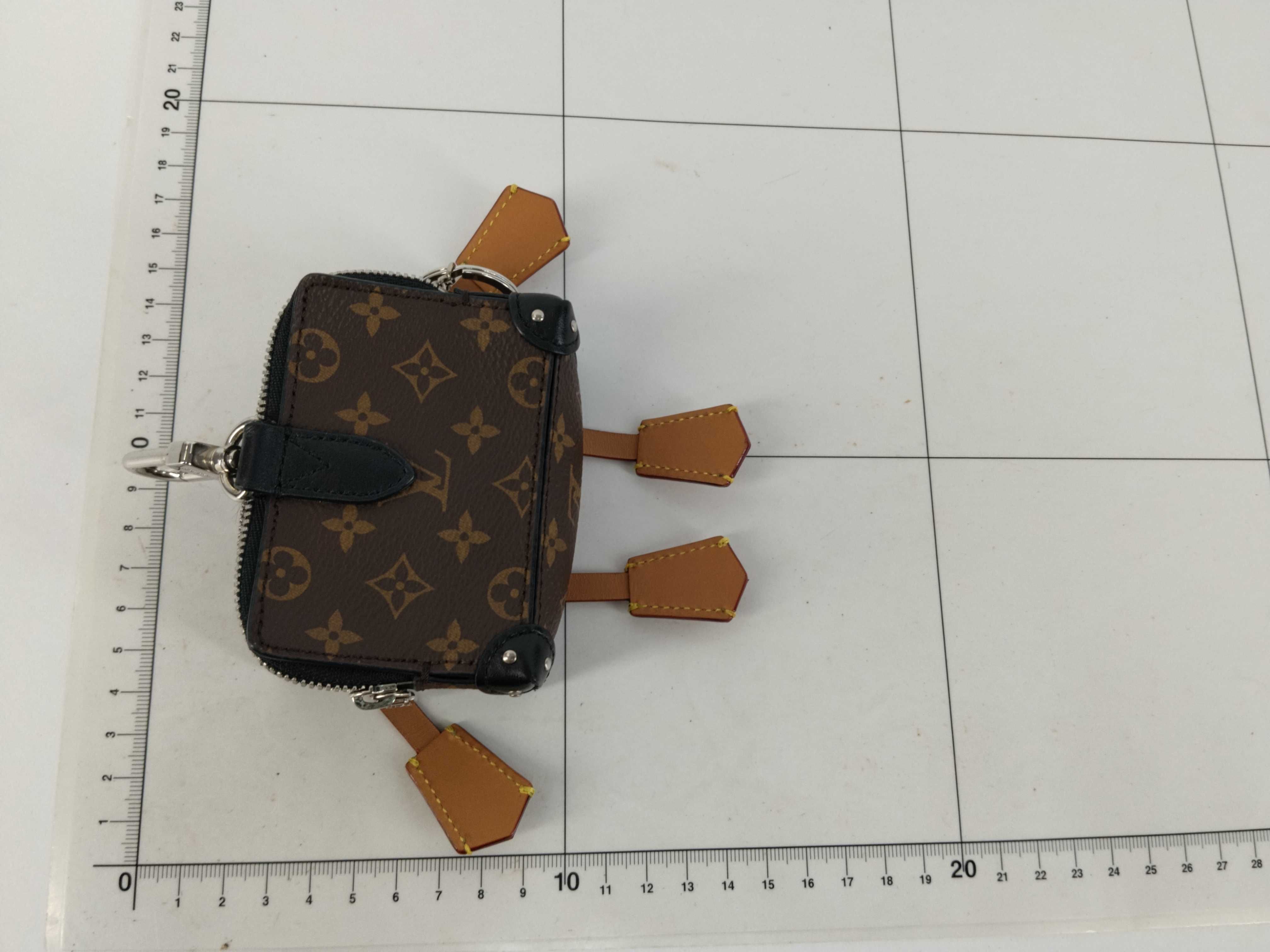 Monogram Louis Vuitton Charm Monogram Macassar Mr. Soft Trunk Charm — view 10
