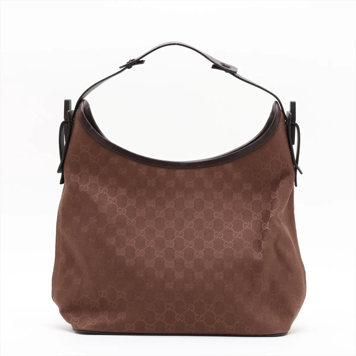 GG Canvas Shoulder Bag (Beige x Brown)