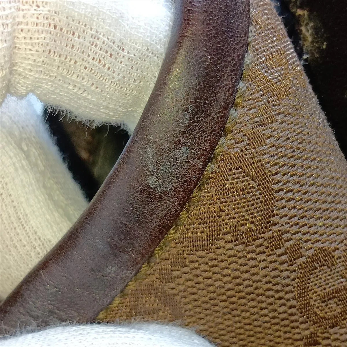 GG Canvas Shoulder Bag (Beige x Brown) — view 13