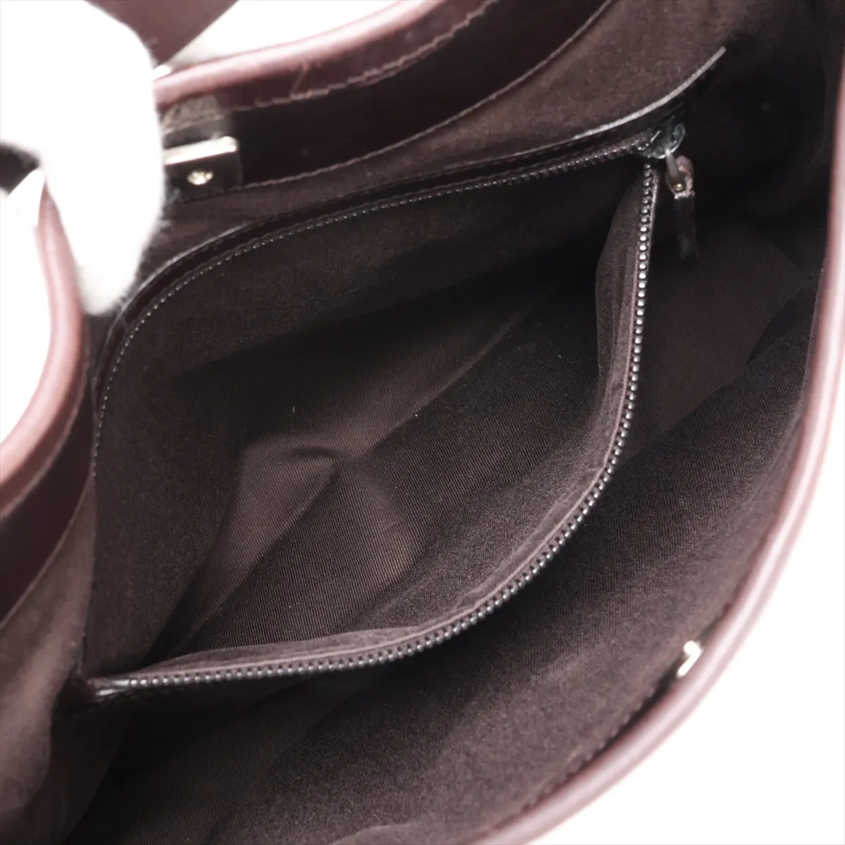 GG Canvas Shoulder Bag (Beige x Brown) — view 8