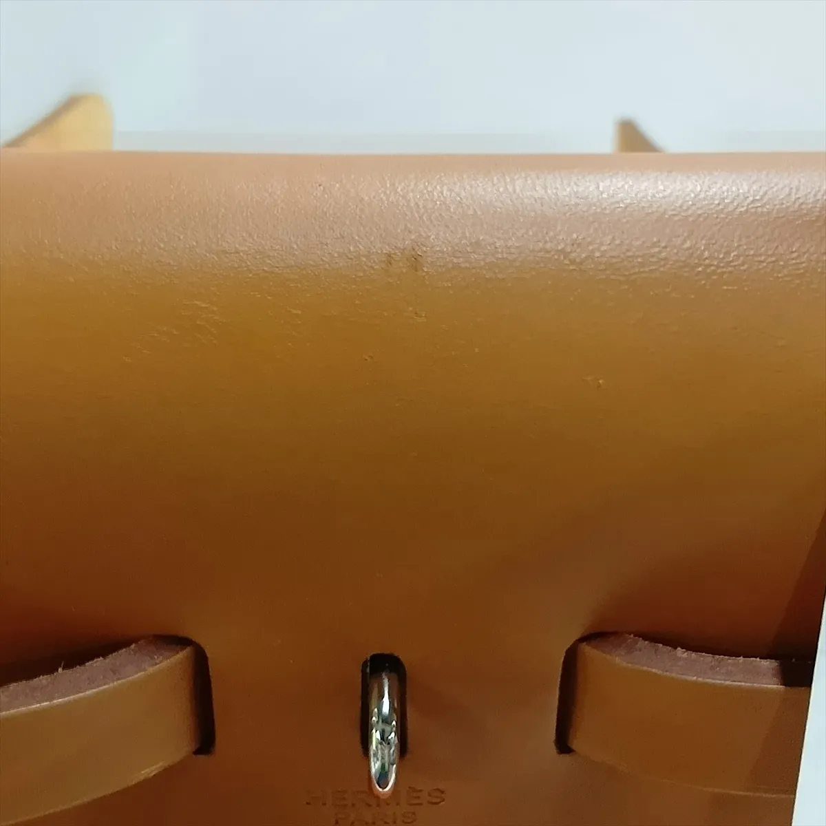 Herbag Zip PM Toile Officier x Vache Hunter Orange x Brown Silver Hardware P:2012 — view 14