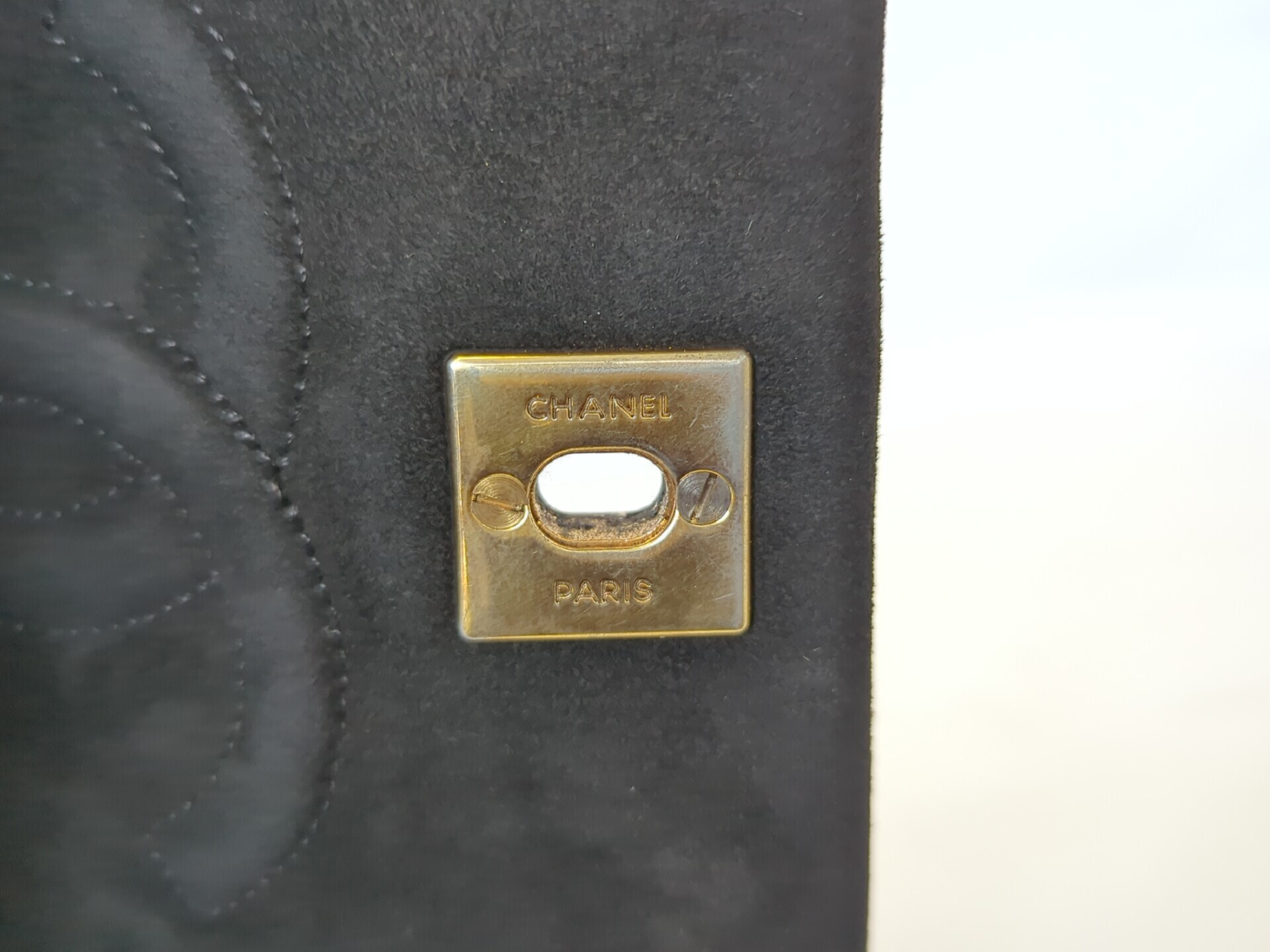 Suede Full Flap Mini Matelasse Shoulder Bag — view 13