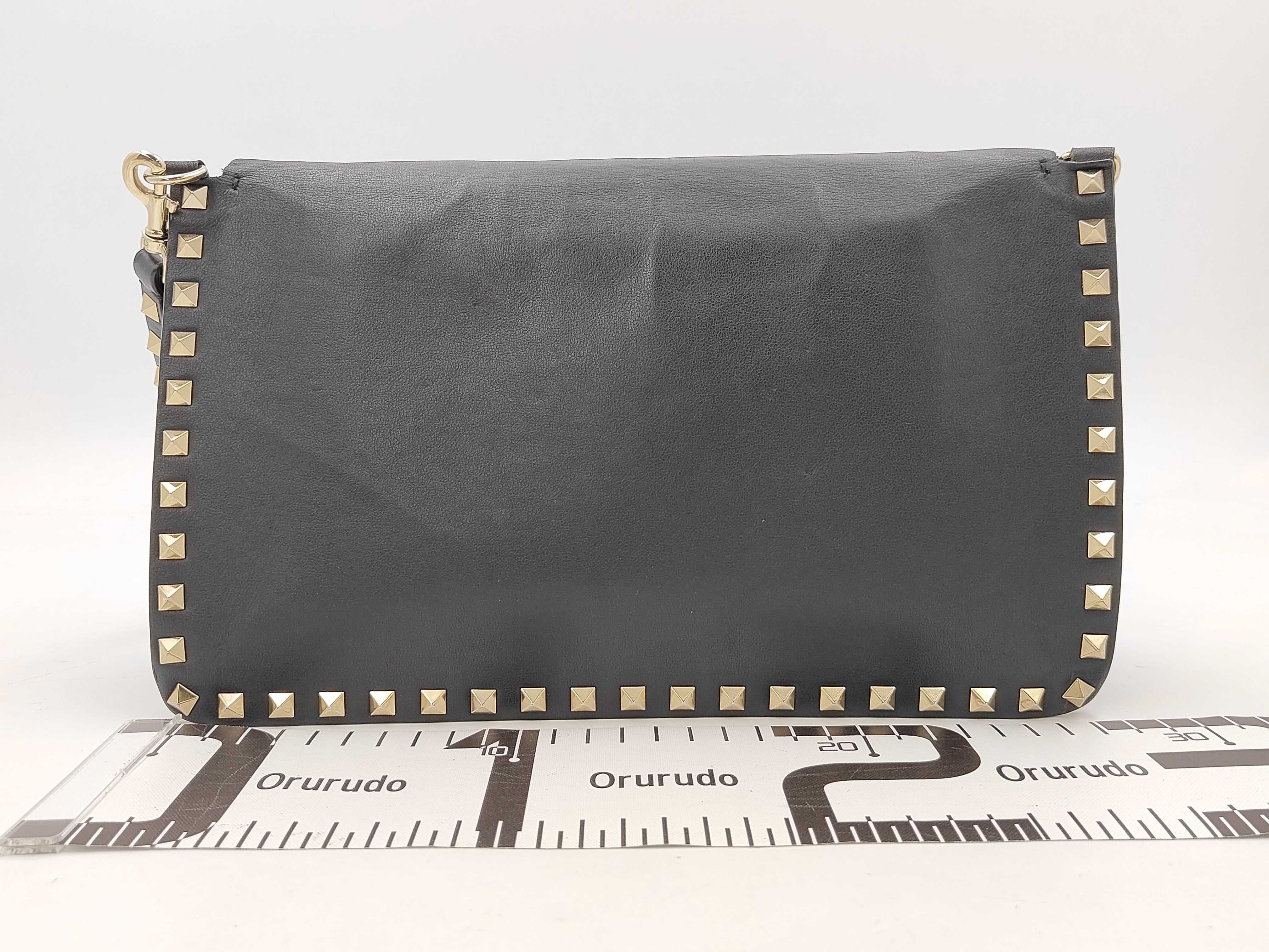 Rockstud Black Shoulder Bag — view 2
