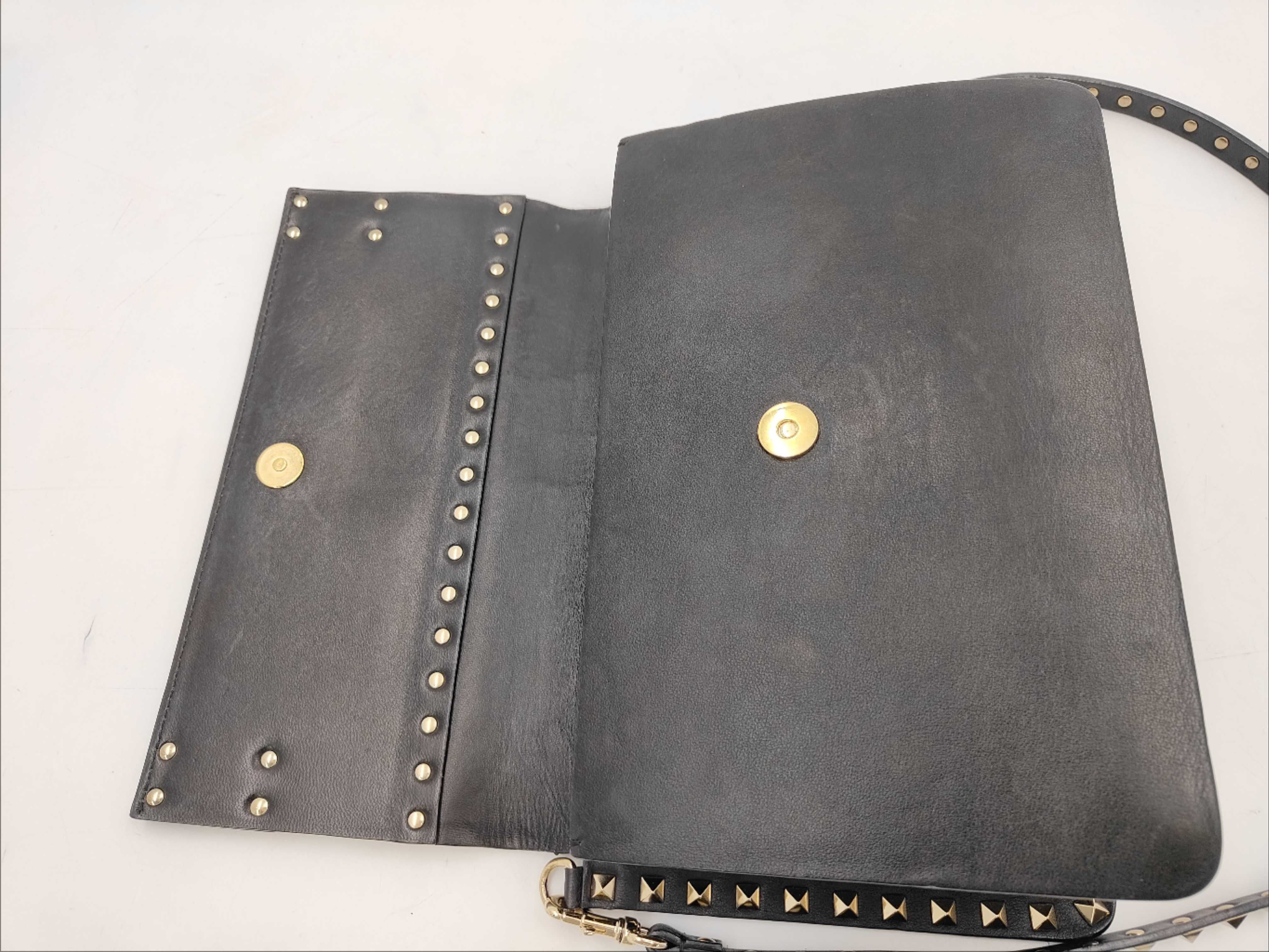Rockstud Black Shoulder Bag — view 9