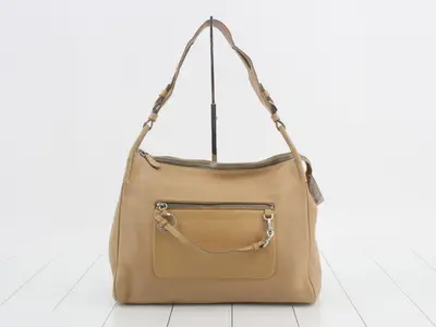Other lines: One-shoulder bag, Vitello Daino, beige