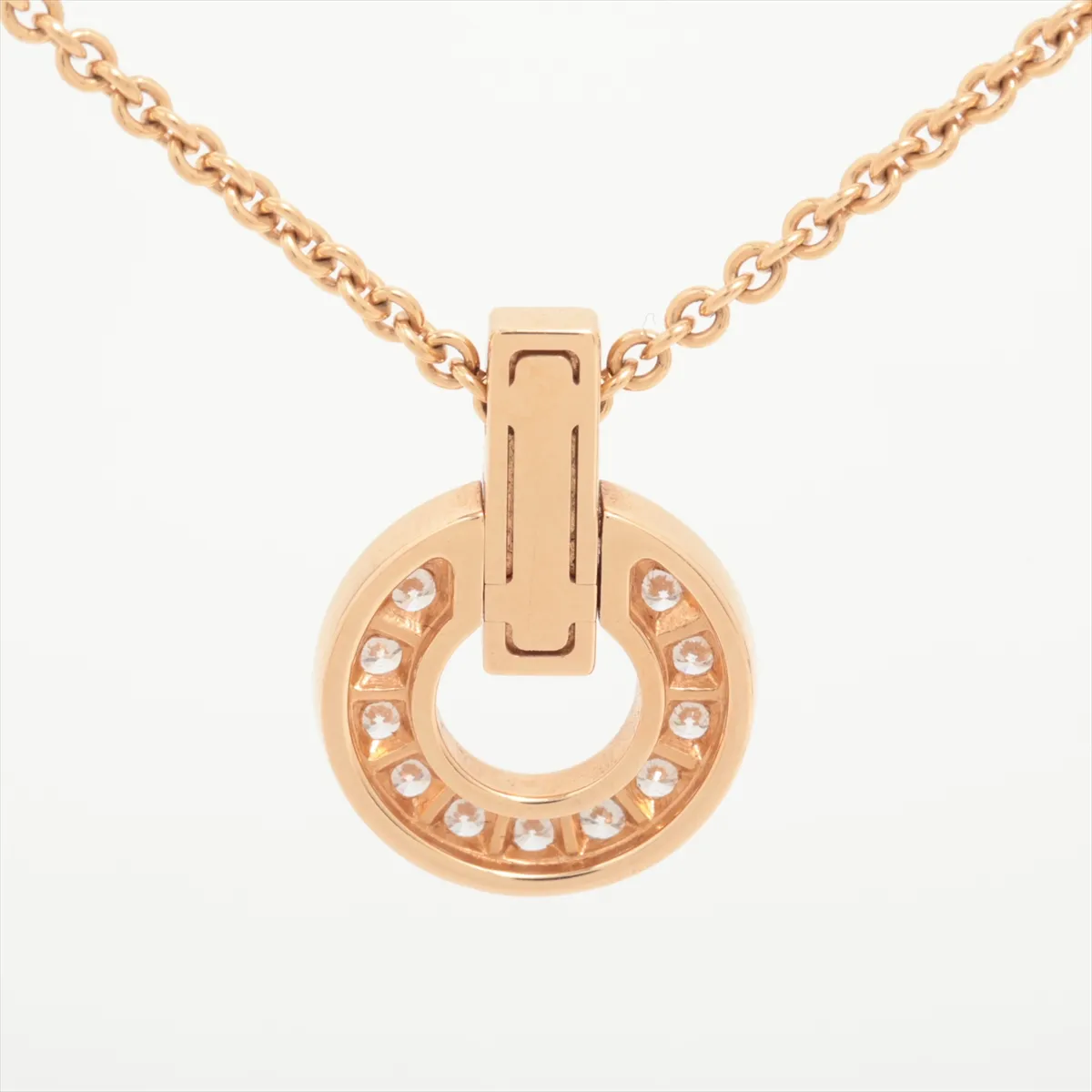Bulgari Bvlgari Openwork Diamond Necklace 750(PG) 10.7g d0.37 TTV18R — view 2