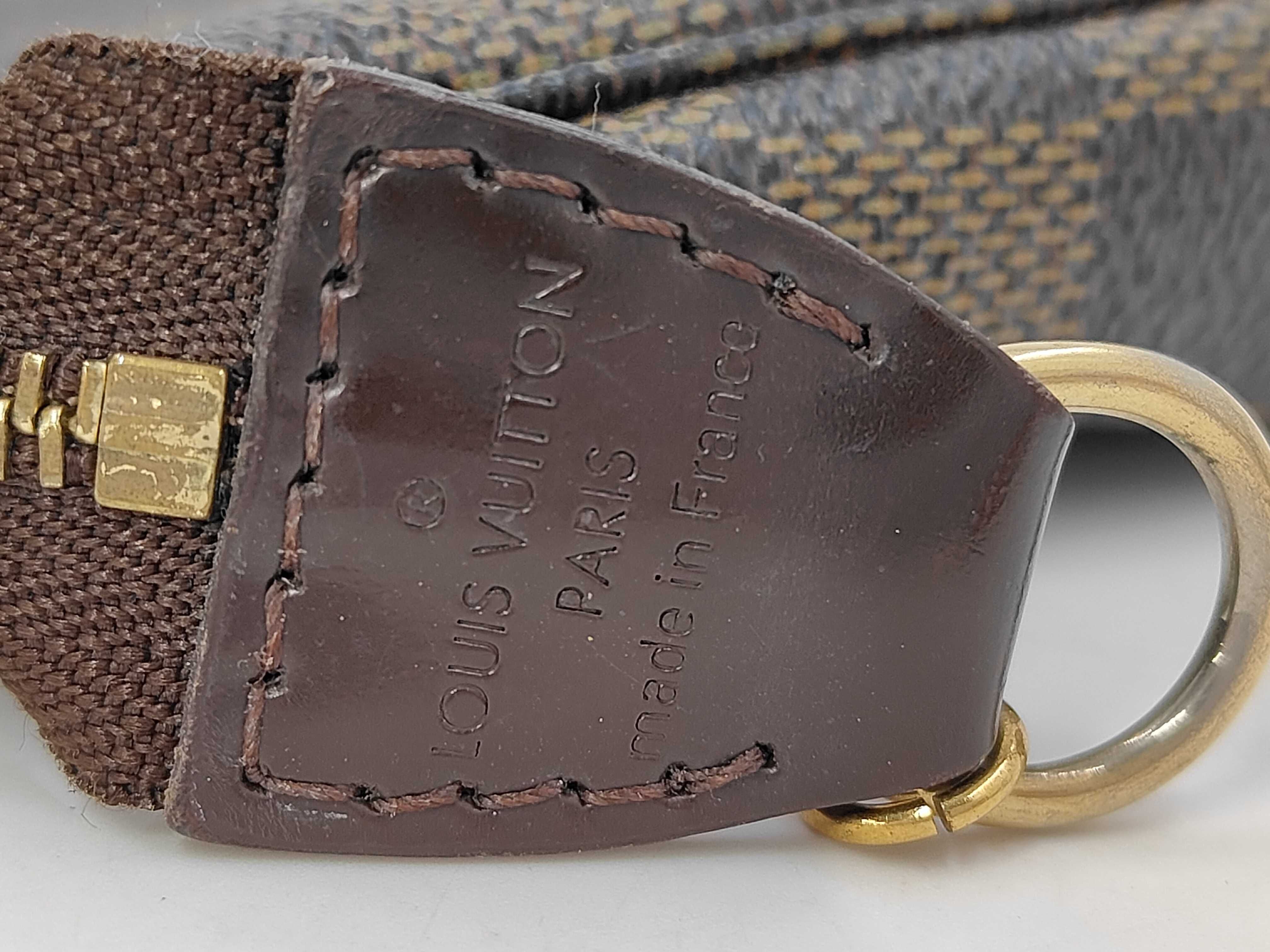 Damier Louis Vuitton N58009 Mini Pochette Accessoires Damier Ebene Pouch Handbag Pouch — view 4
