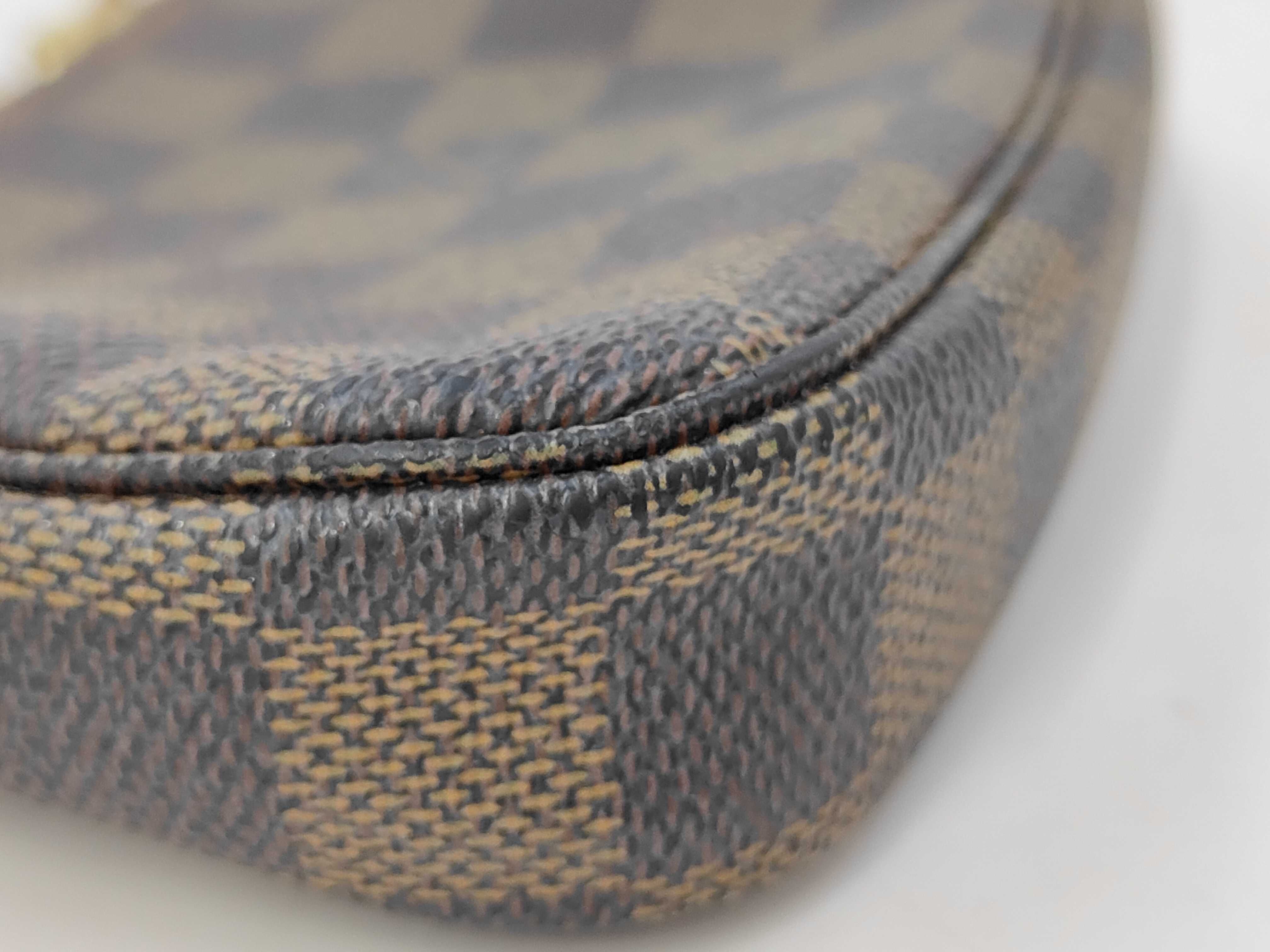 Damier Louis Vuitton N58009 Mini Pochette Accessoires Damier Ebene Pouch Handbag Pouch — view 5