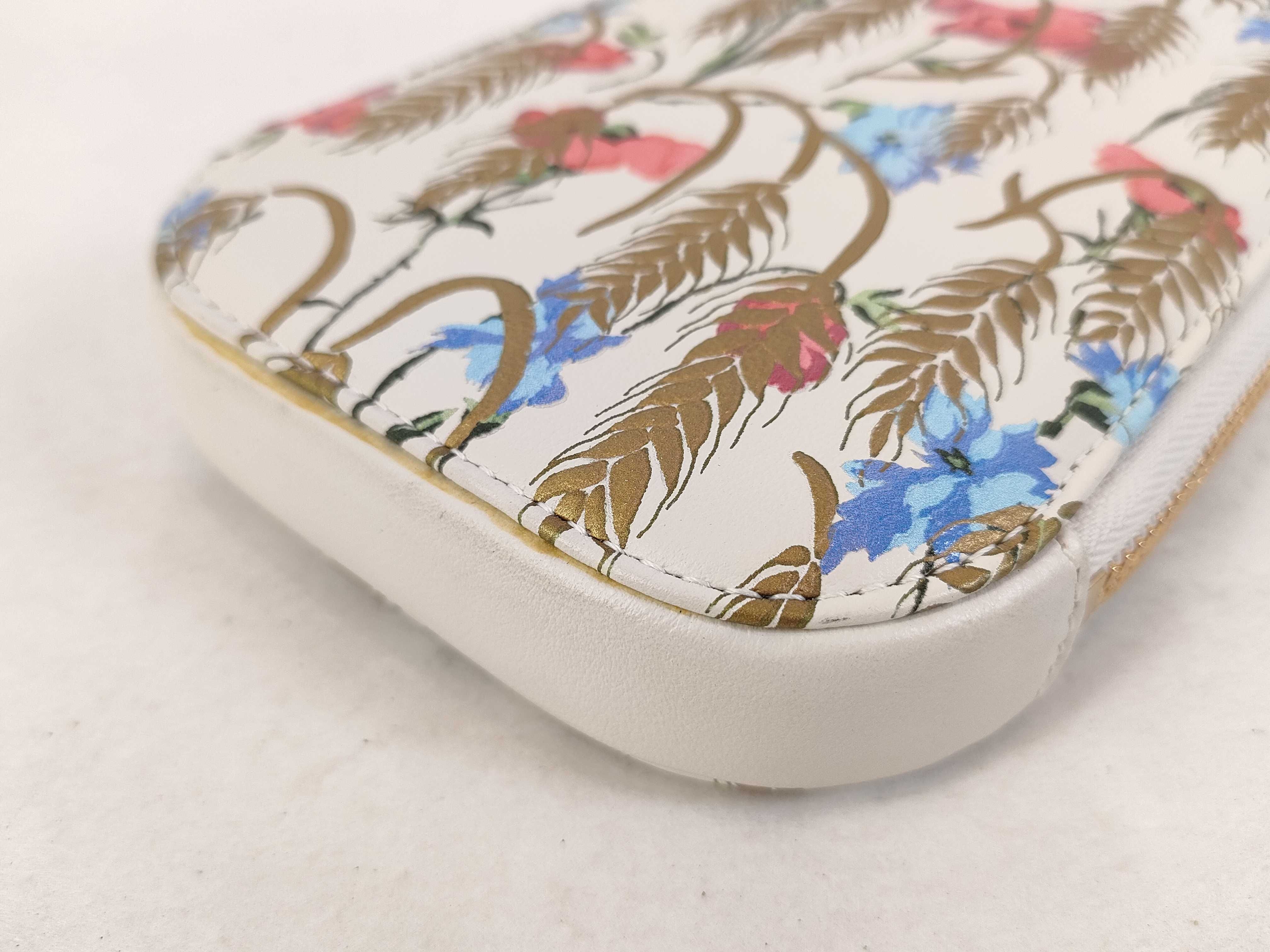 Phone Pouch Leather Ivory x Multicolor Shoulder Bag — view 6