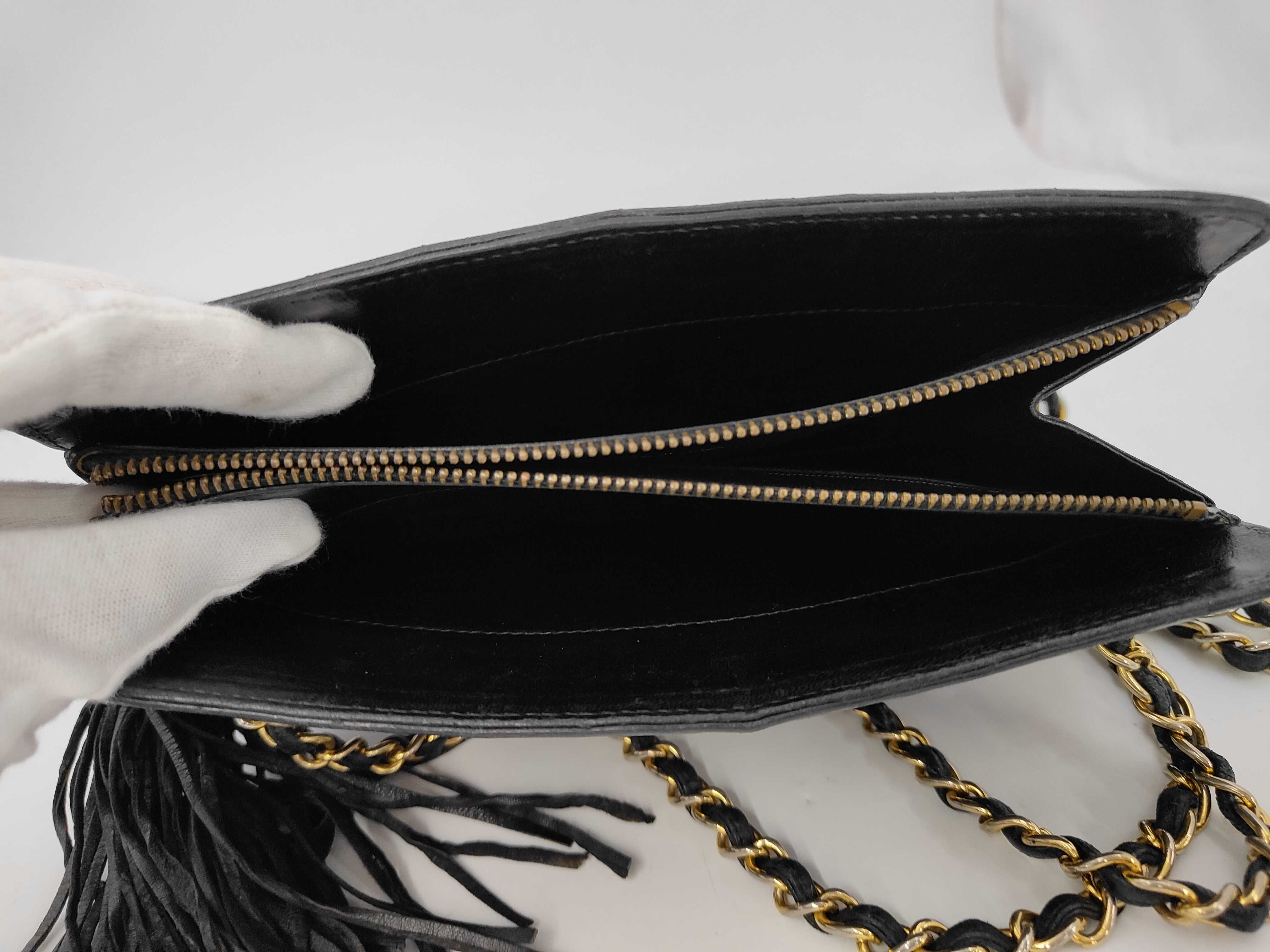 Matelassé Leather Chain Shoulder Bag (with seal and card) — view 11