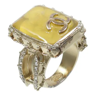 Gold Gripoix and Crystal Ring