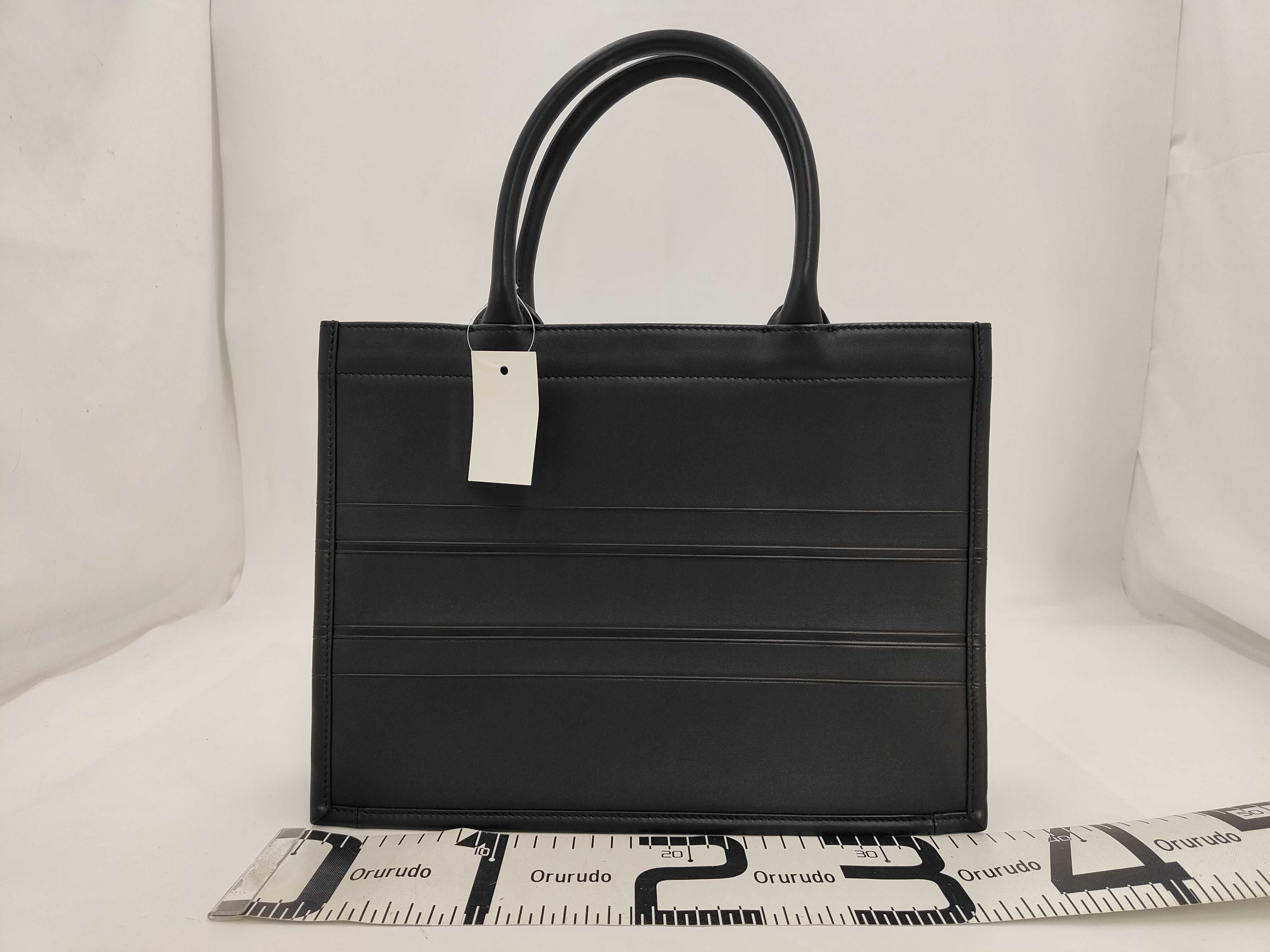 leather tote bag — view 2