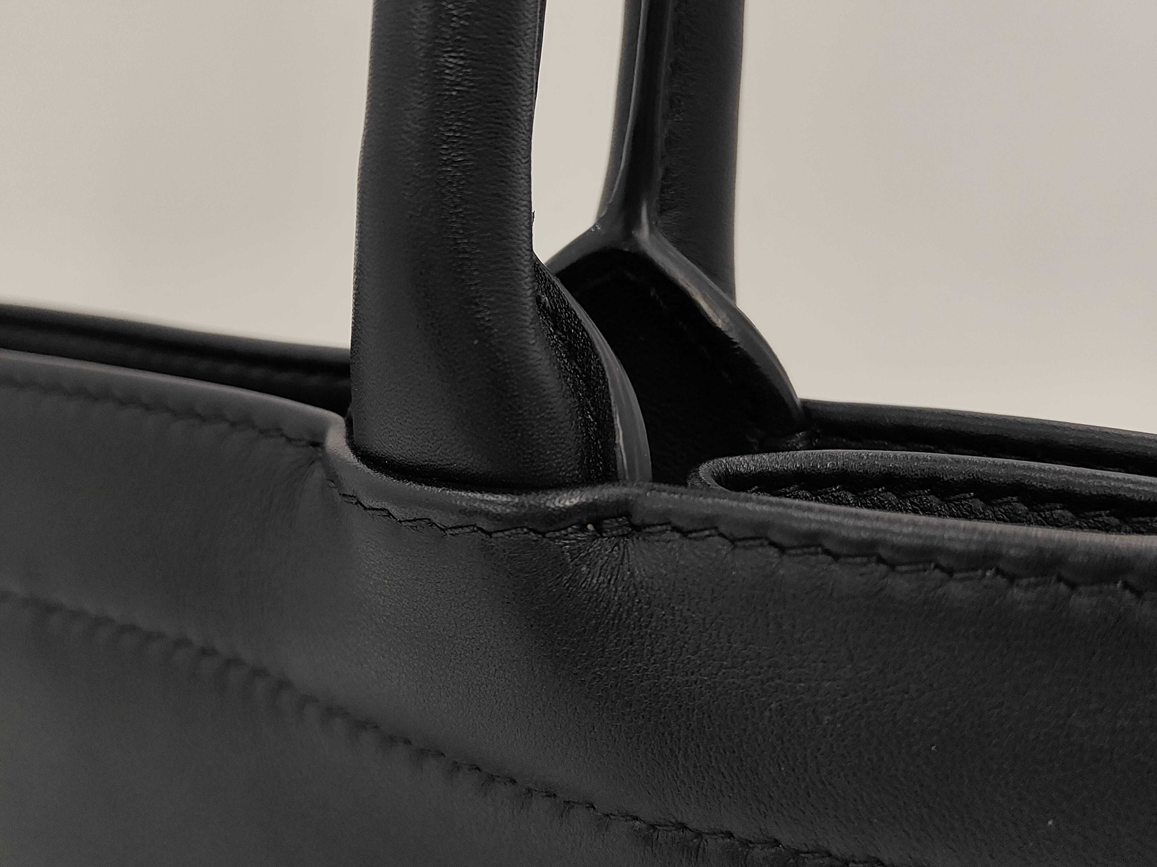 leather tote bag — view 3