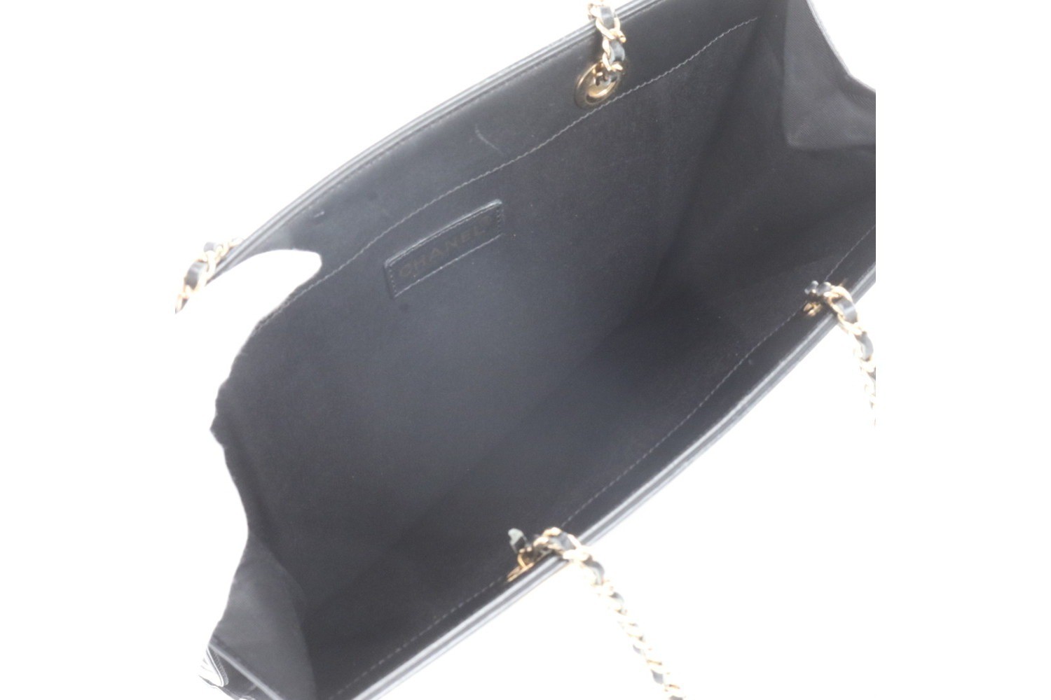 Serial sticker included. CC Coco Mark logo flat shopper bag. — view 7