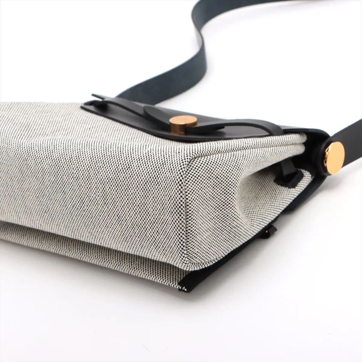 Ale Bag Zip 20 Mini Toile Ash x Vash Hunter Black Gold Hardware G:2026 — view 3