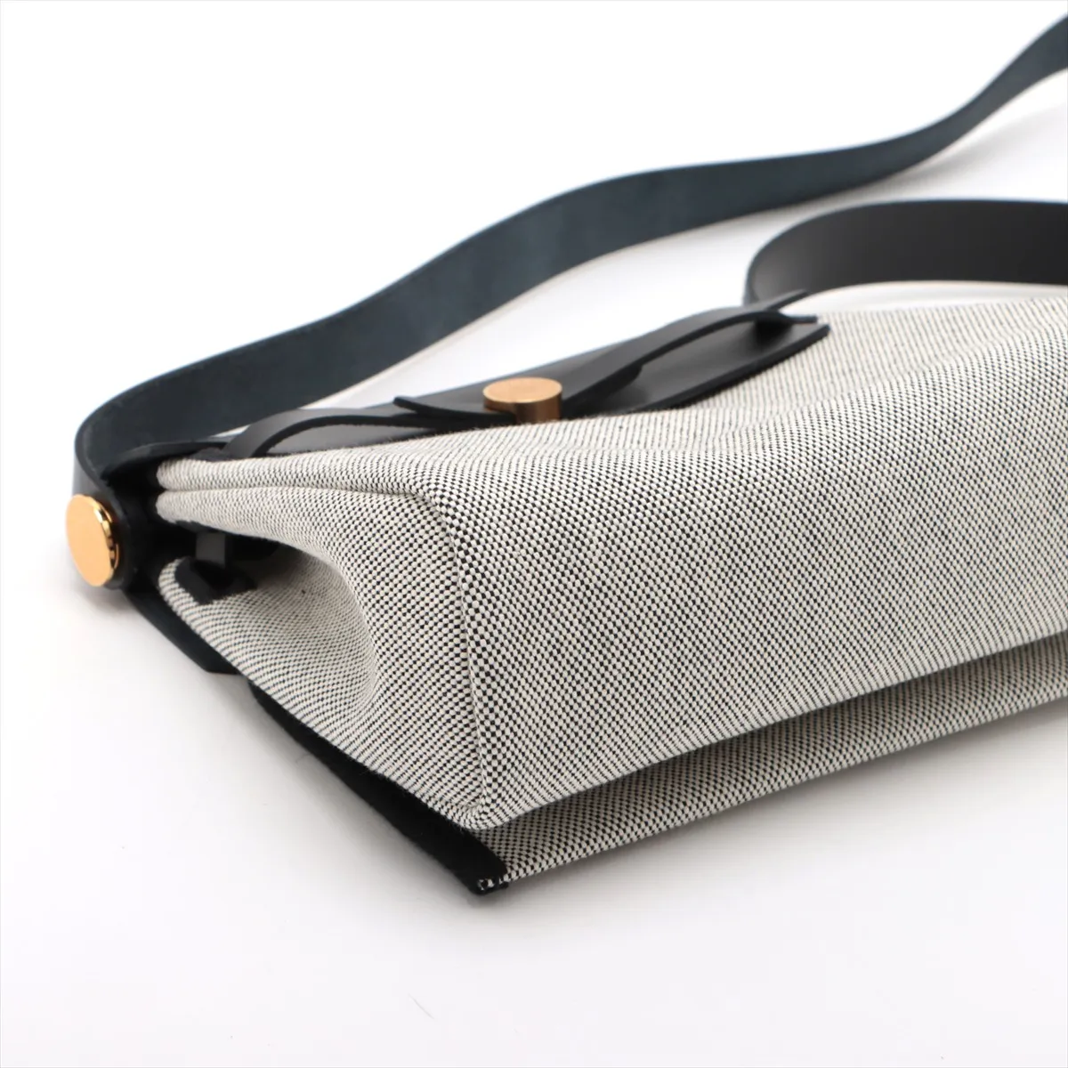 Ale Bag Zip 20 Mini Toile Ash x Vash Hunter Black Gold Hardware G:2026 — view 4