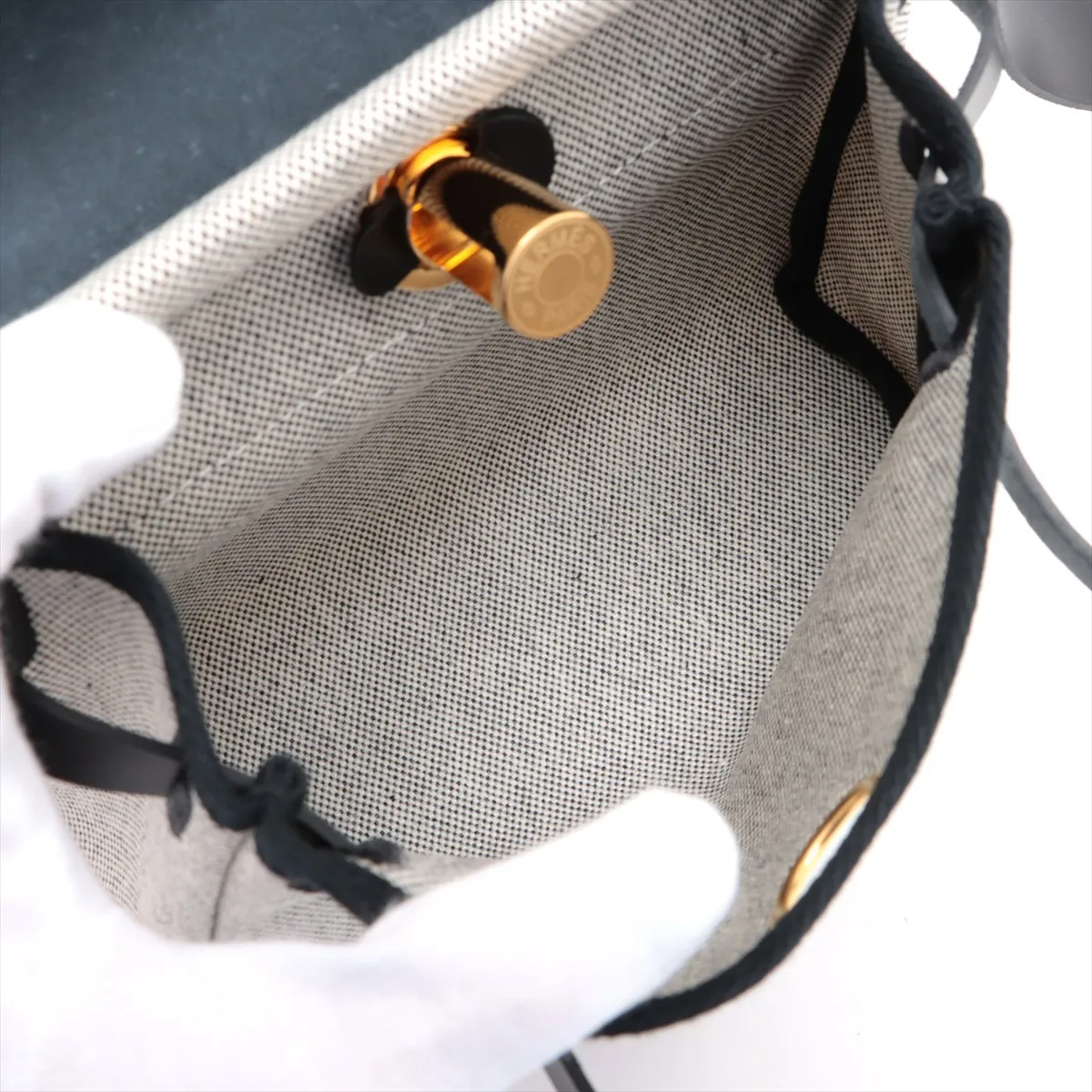Ale Bag Zip 20 Mini Toile Ash x Vash Hunter Black Gold Hardware G:2026 — view 6